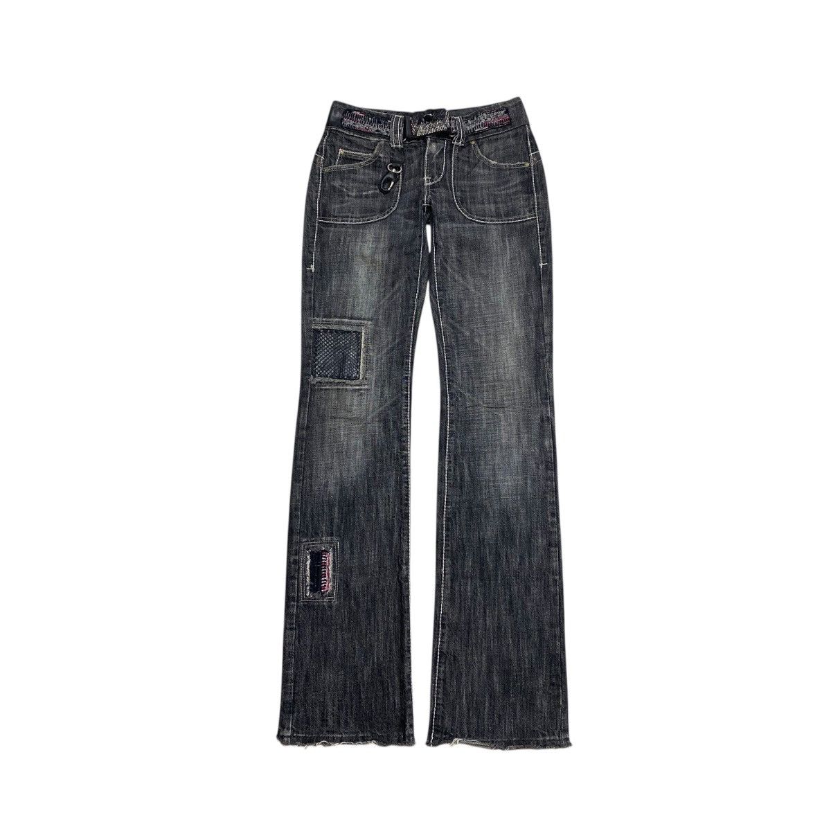Ermanno Scervino Ermanno Scervino Patchwork Flared Denim Pants Size US 28 / EU 44 - 1 Thumbnail