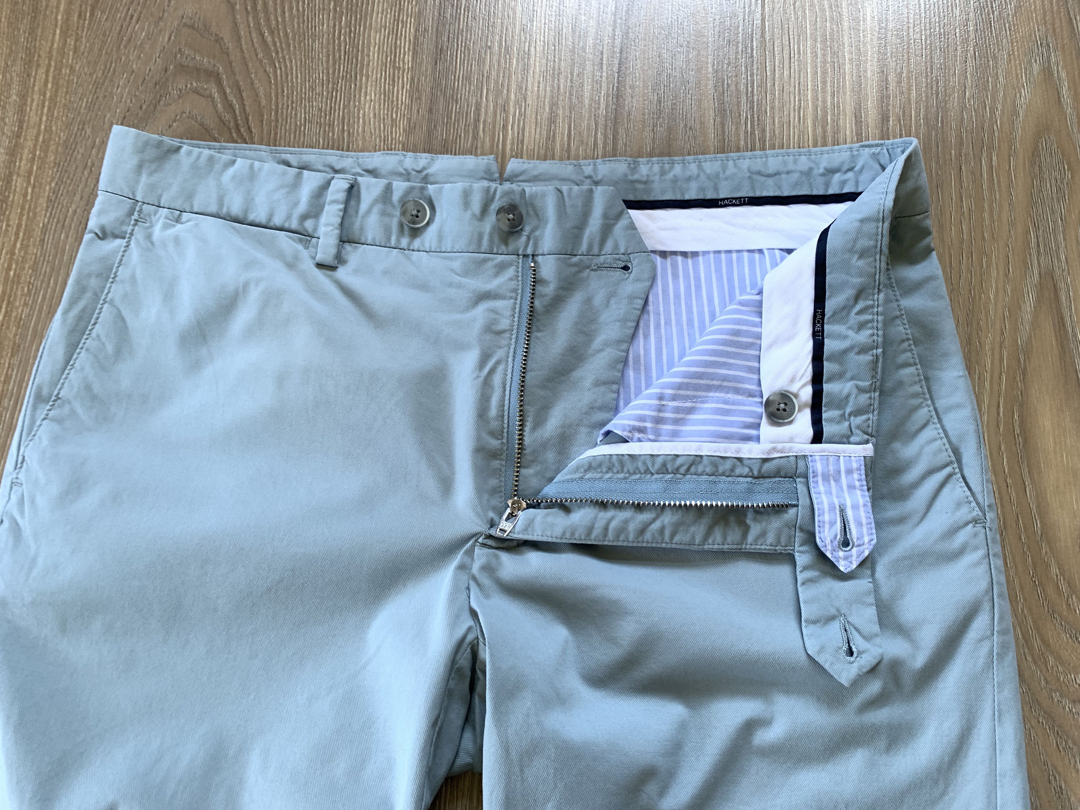 Designer × Hackett Hackett London Kensington Slim Men's Cotton Chino Pants Size US 32 / EU 48 - 5 Thumbnail
