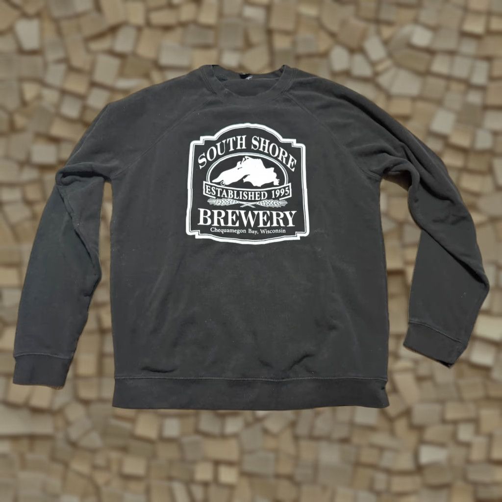 Vintage EI-LO Sweater Mens Large Black White South Shore Brewery Chequamegon Bay WI Shirt Mens Large Black White EI-LO Sweater Size US L / EU 52-54 / 3 - 1 Thumbnail