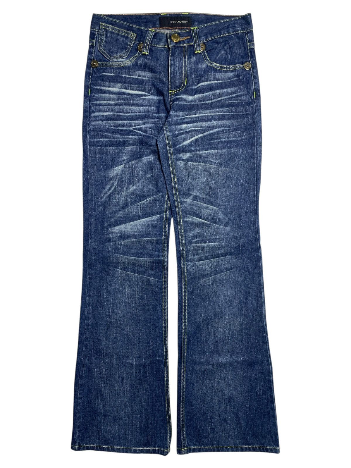 Dsquared2 Dsquared2 Spring 85 Washed Bootcut Jeans Size US 28 / EU 44 - 1 Thumbnail