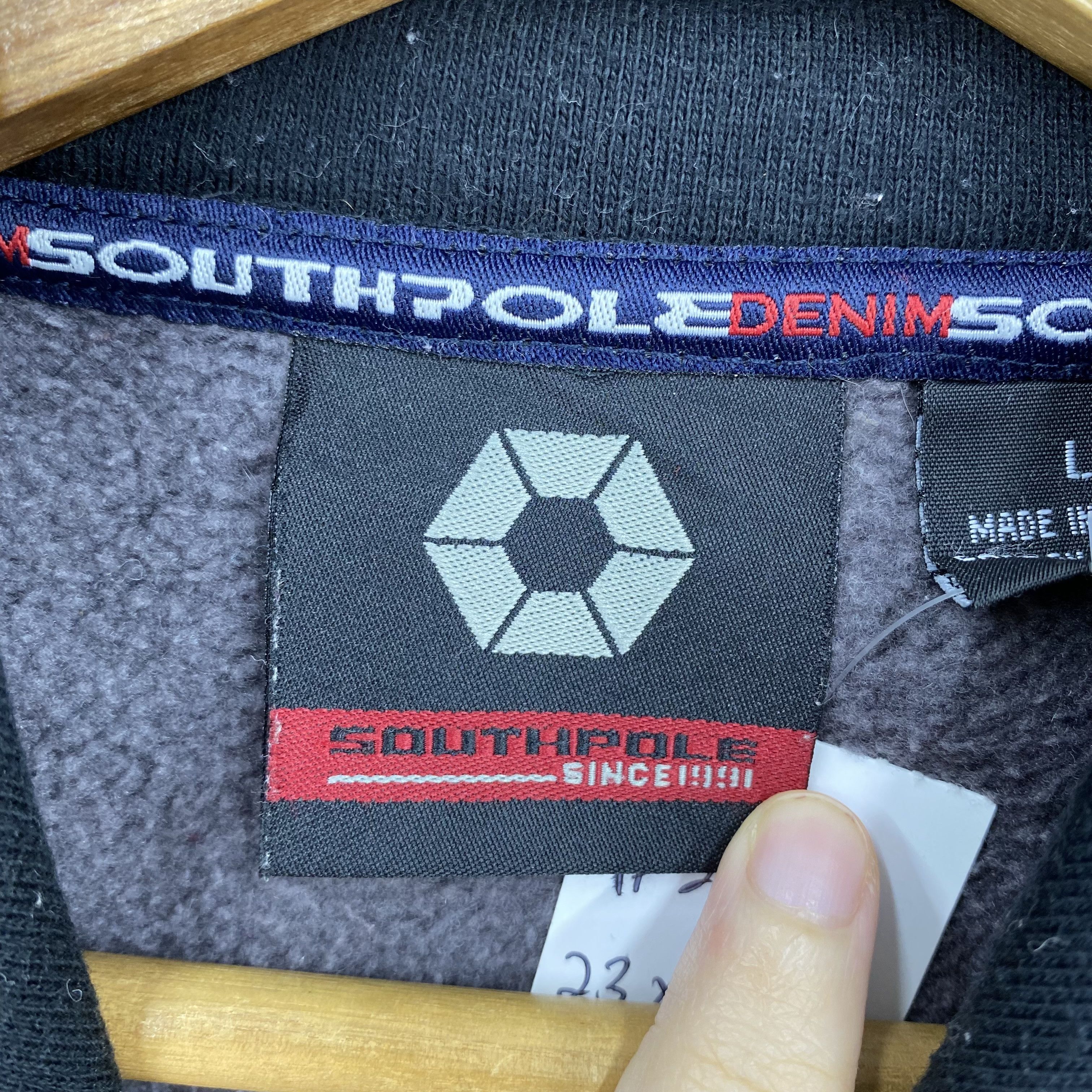 Southpole Vintage Y2K Faded Southpole Pullover Hoodie Sweater Size US L / EU 52-54 / 3 - 12 Thumbnail
