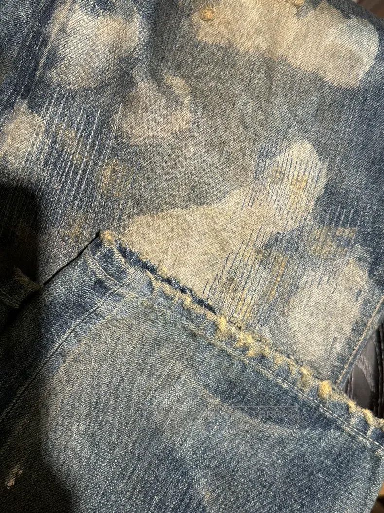 Neighborhood Neighborhood size L Nissan Distressed Denim Pants Size US 27 - 7 Thumbnail