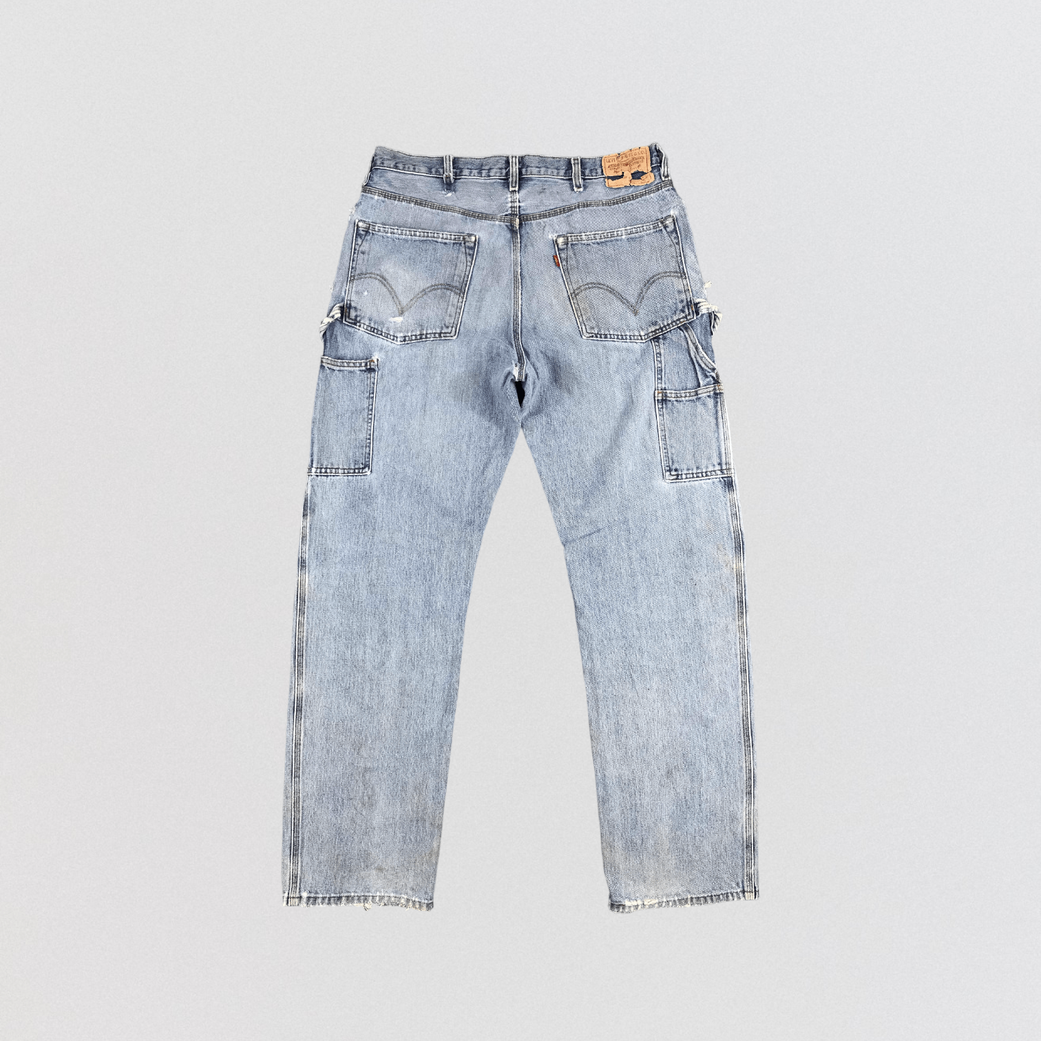 Levi's × Vintage Vintage Distress Levis 550 Carpenter Jeans-JM1146 Size US 38 / EU 54 - 2 Thumbnail