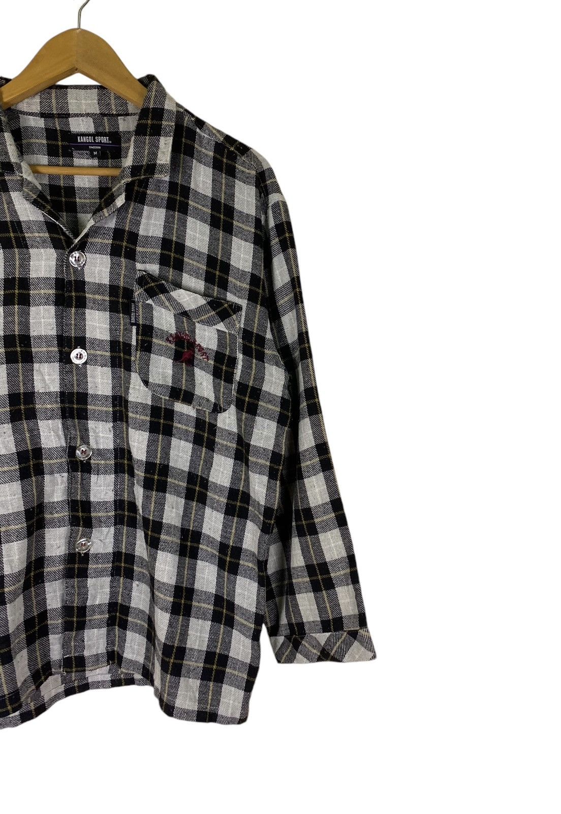 Kangol Kangol Sport Flannel Button Up LS Shirt Size US M / EU 48-50 / 2 - 2 Thumbnail