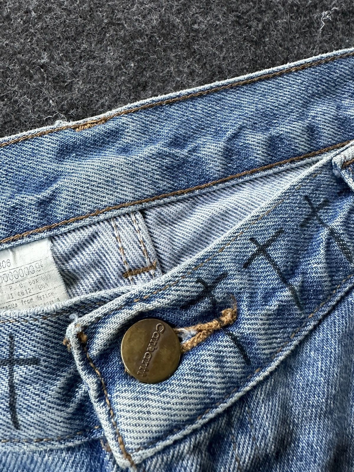 Carhartt Vintage Carhartt Big Size “Holy Grail” Denim 40x29 D449 Size US 40 / EU 56 - 12 Thumbnail