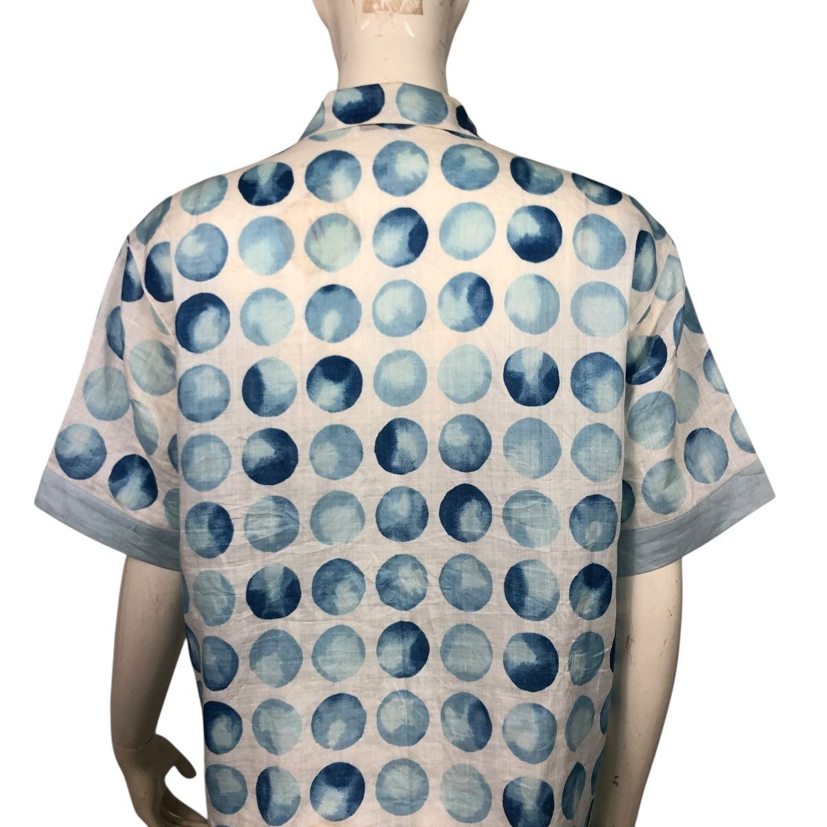 Christian Dior Monsieur 🔥OCEAN BABY BLUE CHRISTIAN DIOR SPORTS BUTTON UPS FULL PRINT Size S / US 4 / IT 40 - 9 Thumbnail
