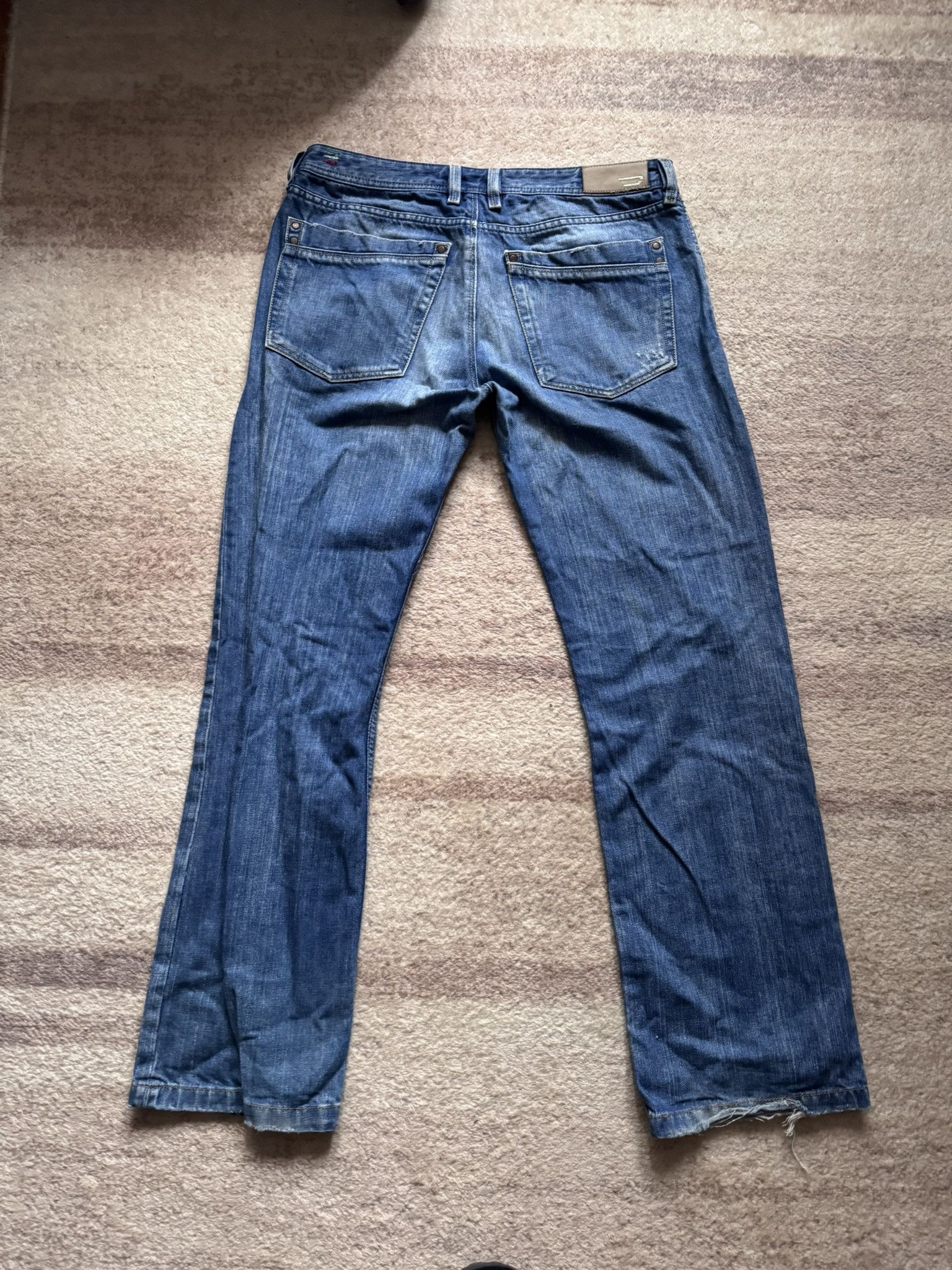 Diesel Diesel Lemmen vintage denim pants swag flared jeans trashed Size US 34 / EU 50 - 8 Thumbnail