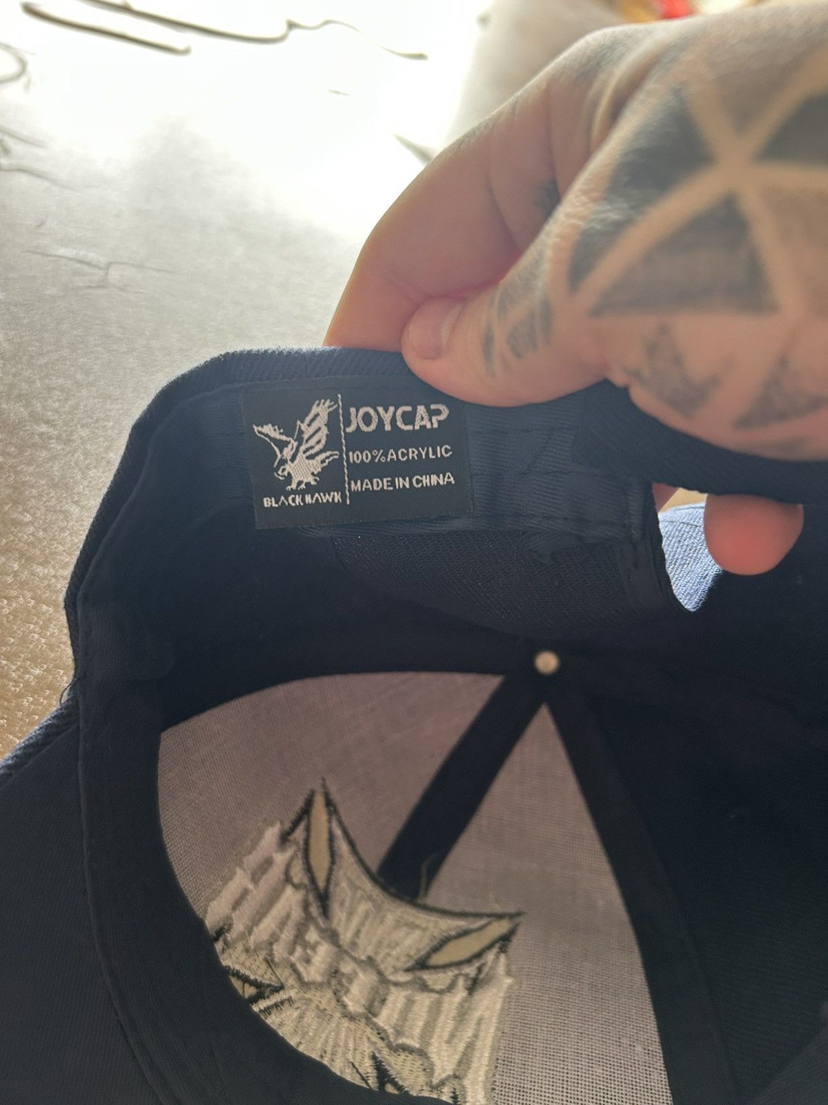 No Fear No Fear Flames Embroidery west coast Choppers Style hat Size ONE SIZE - 5 Thumbnail