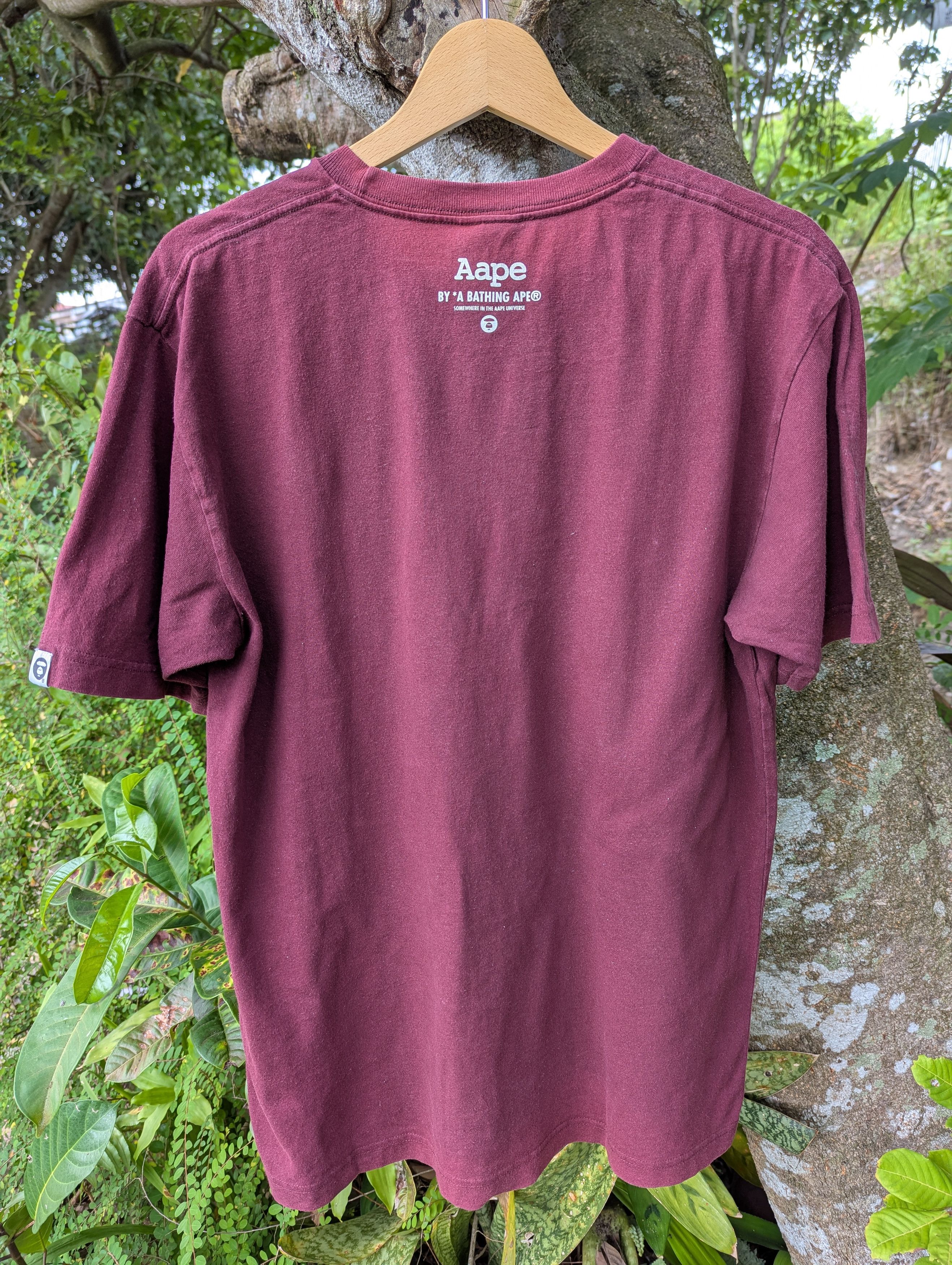 Aape AAPE BY BAPE SOMEWHERE IN THE AAPE UNIVERSE TSHIRT Size US L / EU 52-54 / 3 - 4 Thumbnail