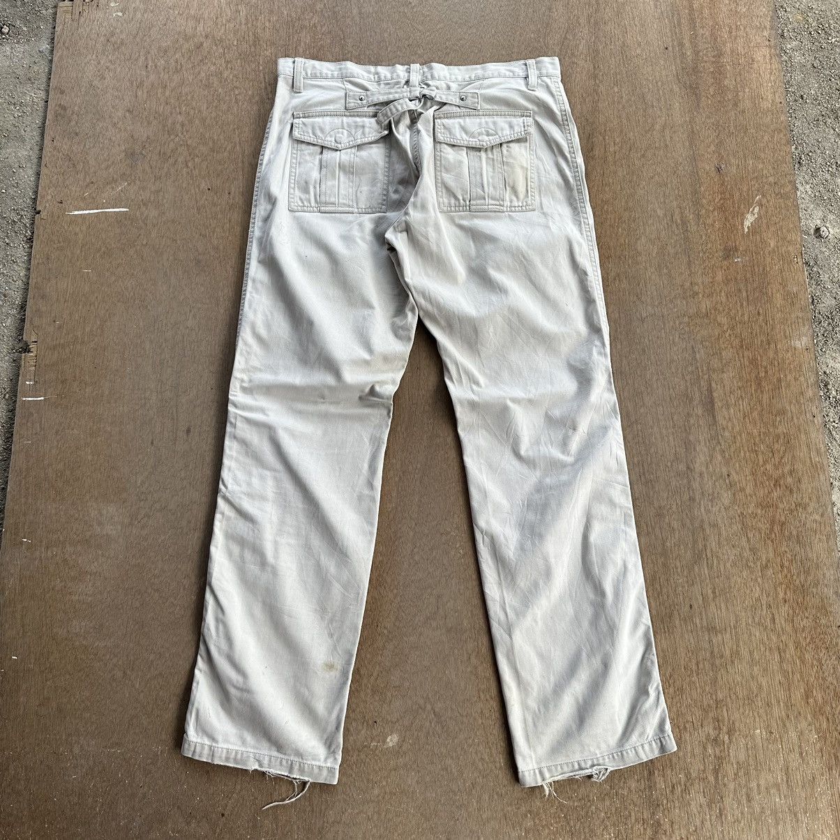 Barbour × Japanese Brand W36 L33🔥Vintage DRIZA-BONE Trousers CinchBack Made in Japan Size US 36 / EU 52 - 13 Thumbnail