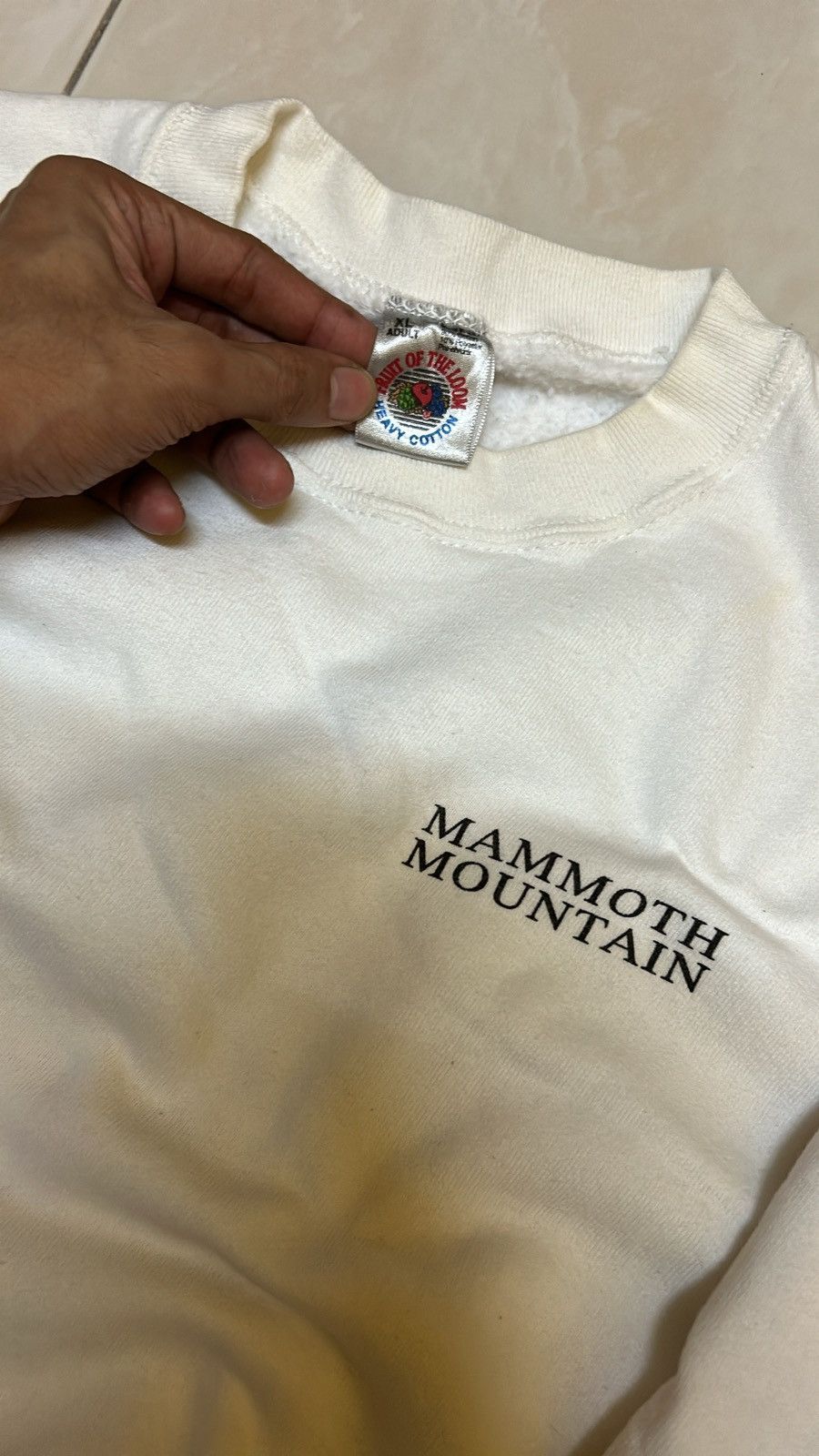 Vintage VTG SWEATSHIRT MAMMOTH MOUNTAIN Size US XL / EU 56 / 4 - 5 Thumbnail