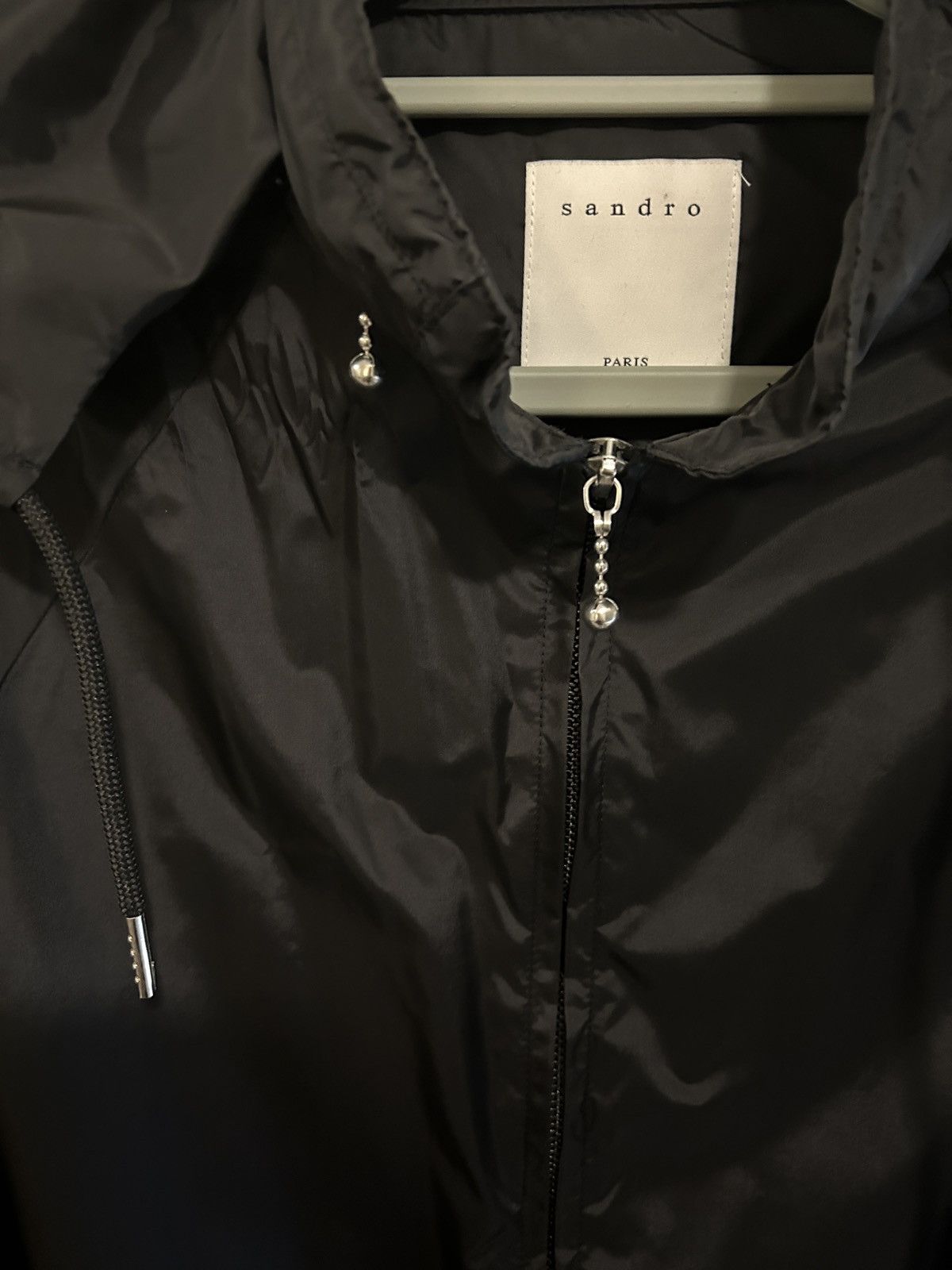 Sandro Sandro striped-panel nylon windbreaker jacket Size US S / EU 44-46 / 1 - 4 Thumbnail