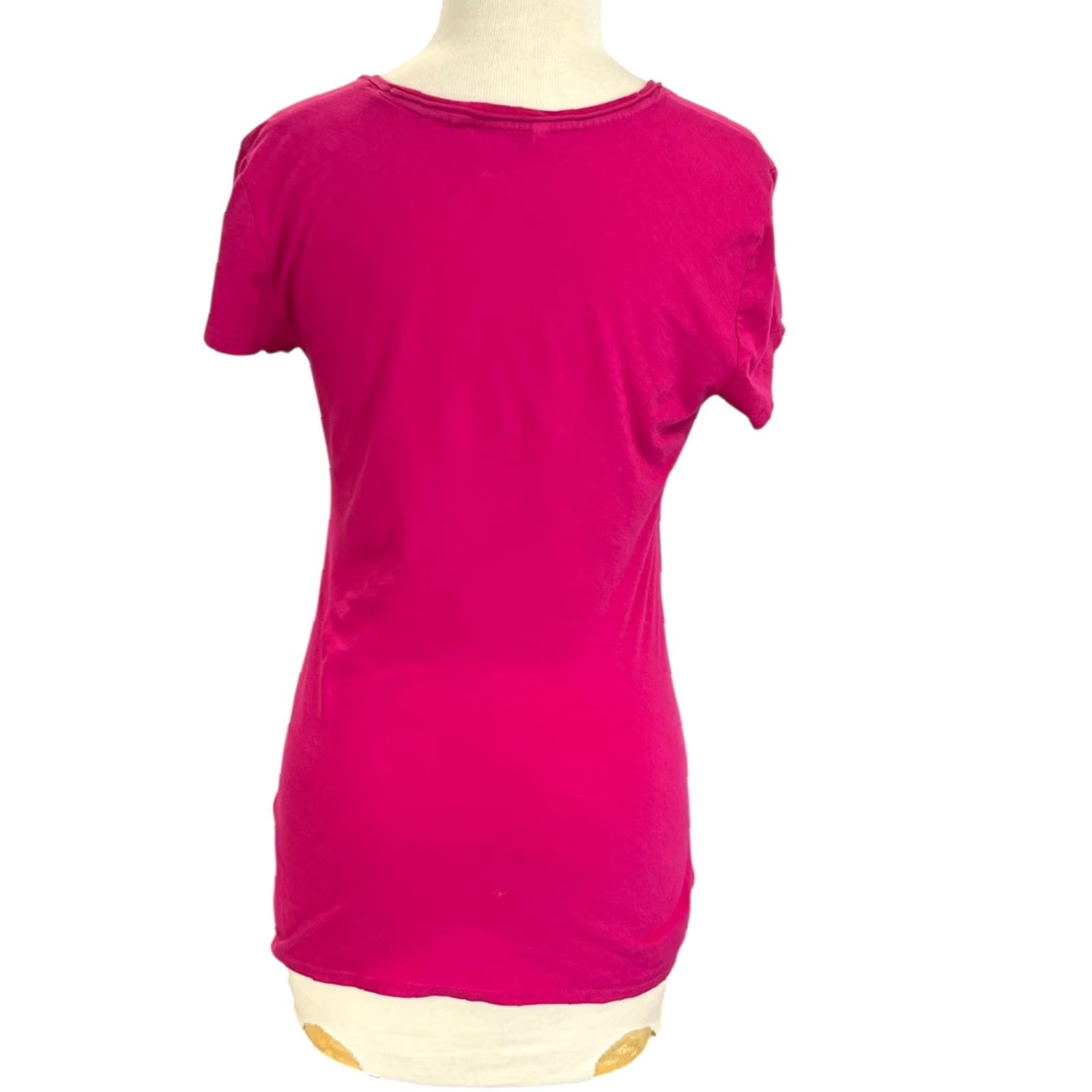 Banana Republic Banana Republic T Shirt Womens Size M Pink Short Sleeve Luxe Touch Stretch EUC Size M / US 6-8 / IT 42-44 - 5 Thumbnail