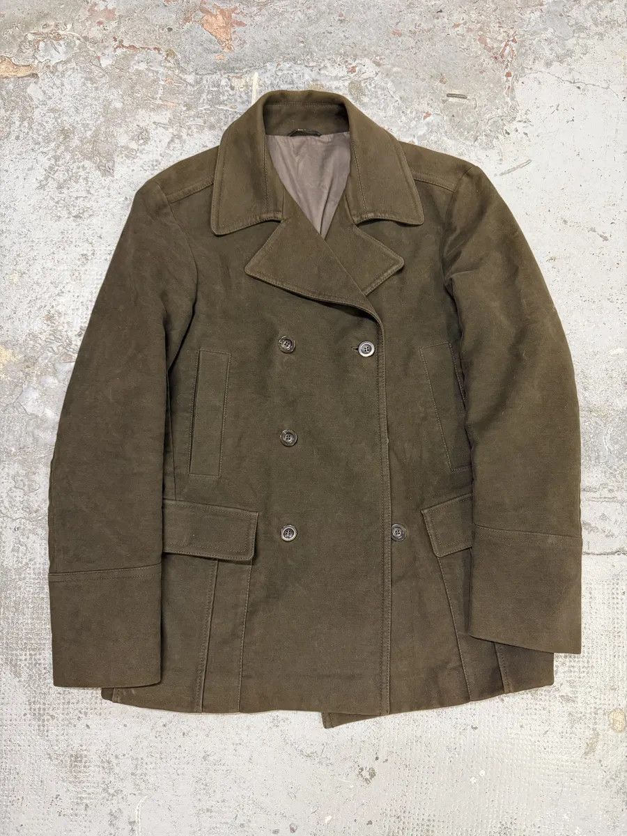 Gucci 2000s Gucci Dark Green Peacoat Jacket Size US M / EU 48-50 / 2 - 8 Thumbnail