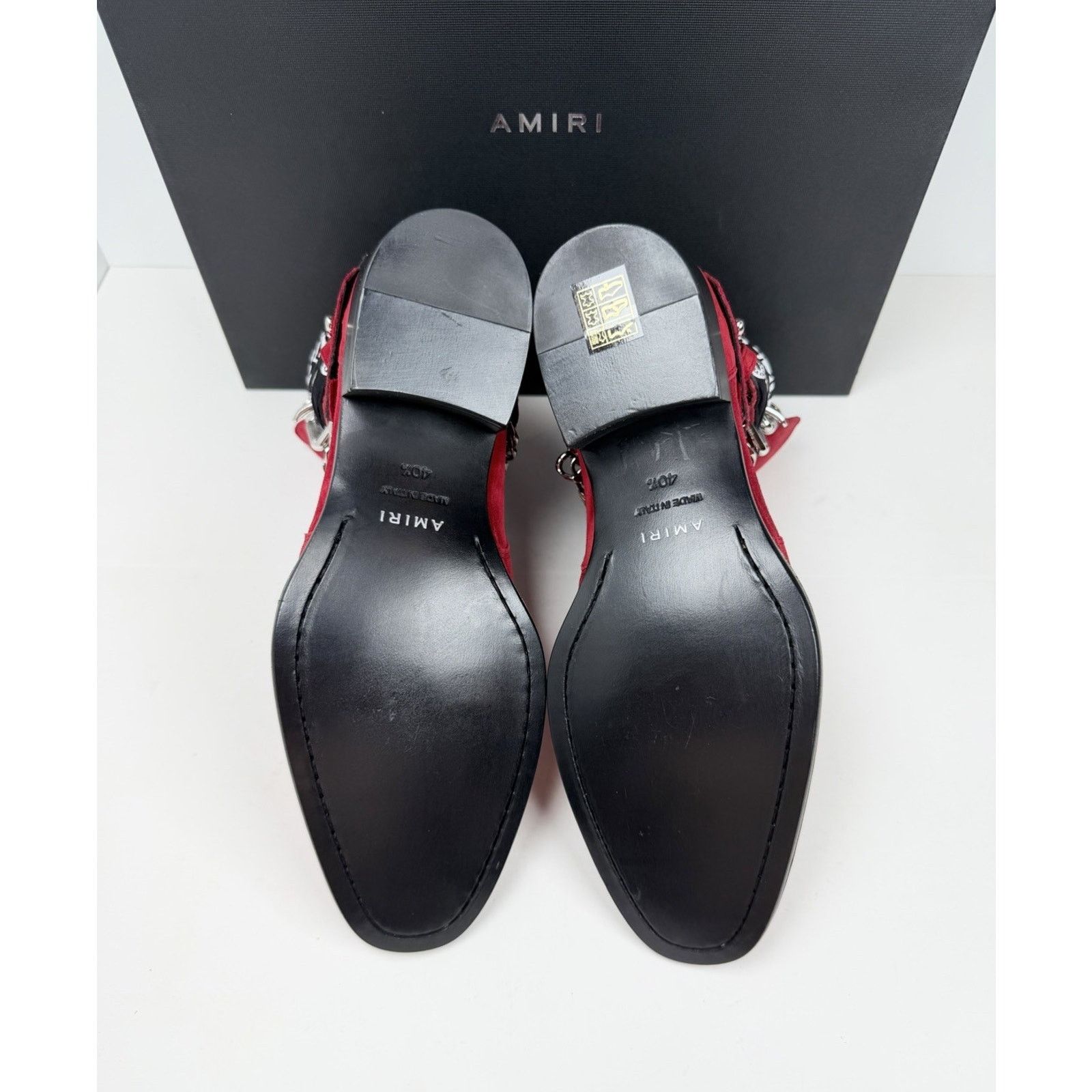 Amiri Size 7.5US - Amiri Chain Link Bandana Boots NEW Size US 7.5 / EU 40-41 - 9 Thumbnail