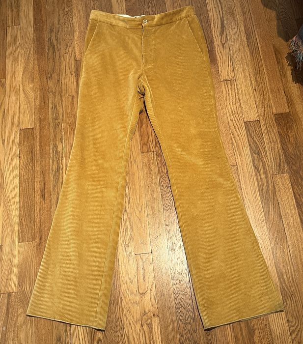 Marni Flared Corduroy Trousers - Orange