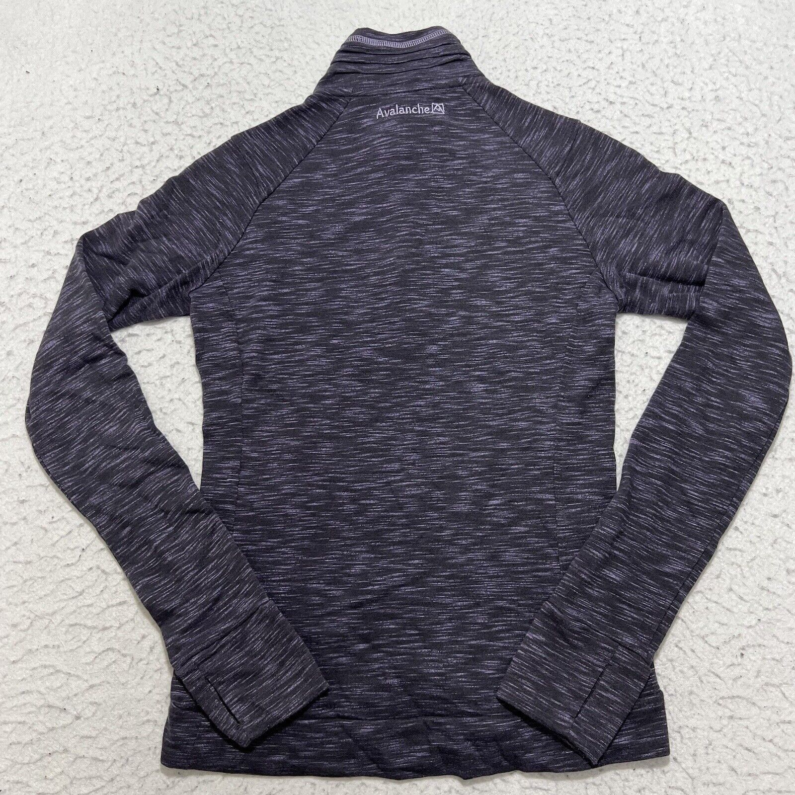 Avalanche Avalanche Pullover Purple Sweatshirt Button Up Thumb Holes Size XS / US 0-2 / IT 36-38 - 10 Thumbnail
