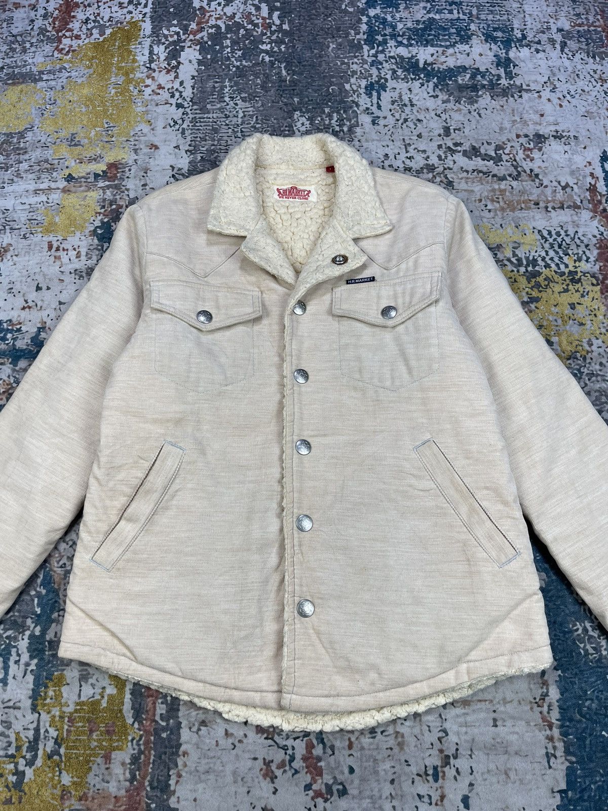HOLLYWOOD RANCH MARKET Hollywood Ranch Market Deep Pile Lining Button Up Jackets Size XS / US 0-2 / IT 36-38 - 2 Thumbnail