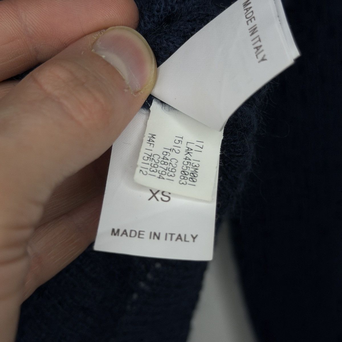 Brunello Cucinelli Brunello Cucinelli Cashmere V-Neck Sweater Size M Navy Size M / US 6-8 / IT 42-44 - 7 Thumbnail