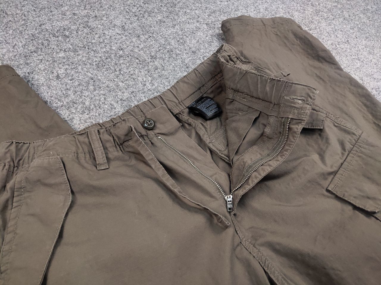 Japanese Brand Perfect men's Ripstop Cargo Pants Regular Fit Vintage Style Size US 30 / EU 46 - 9 Thumbnail