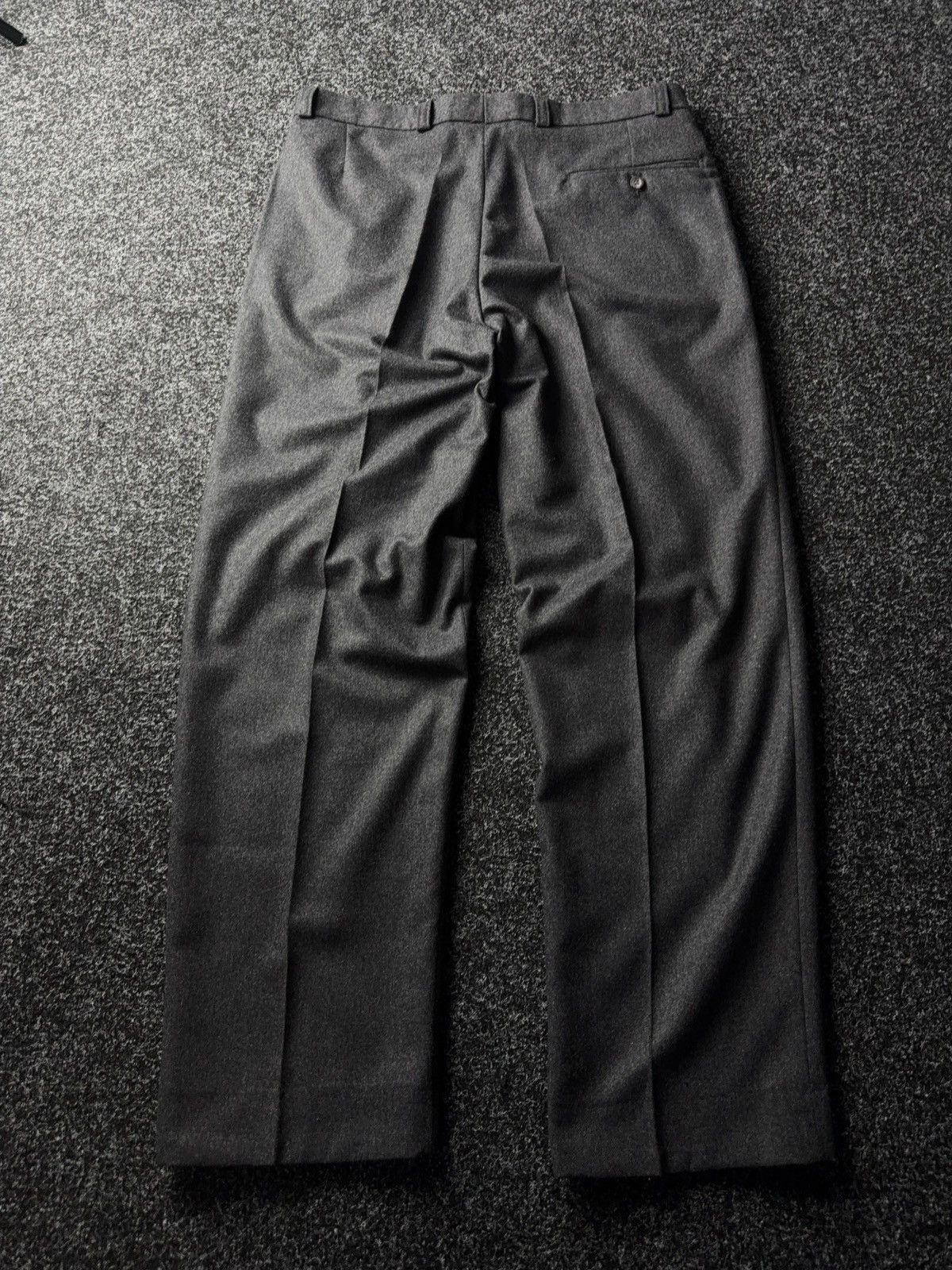Designer Retro Japanese Minimalist Wool Trousers Issey Miyake Style Size US 35 - 6 Thumbnail