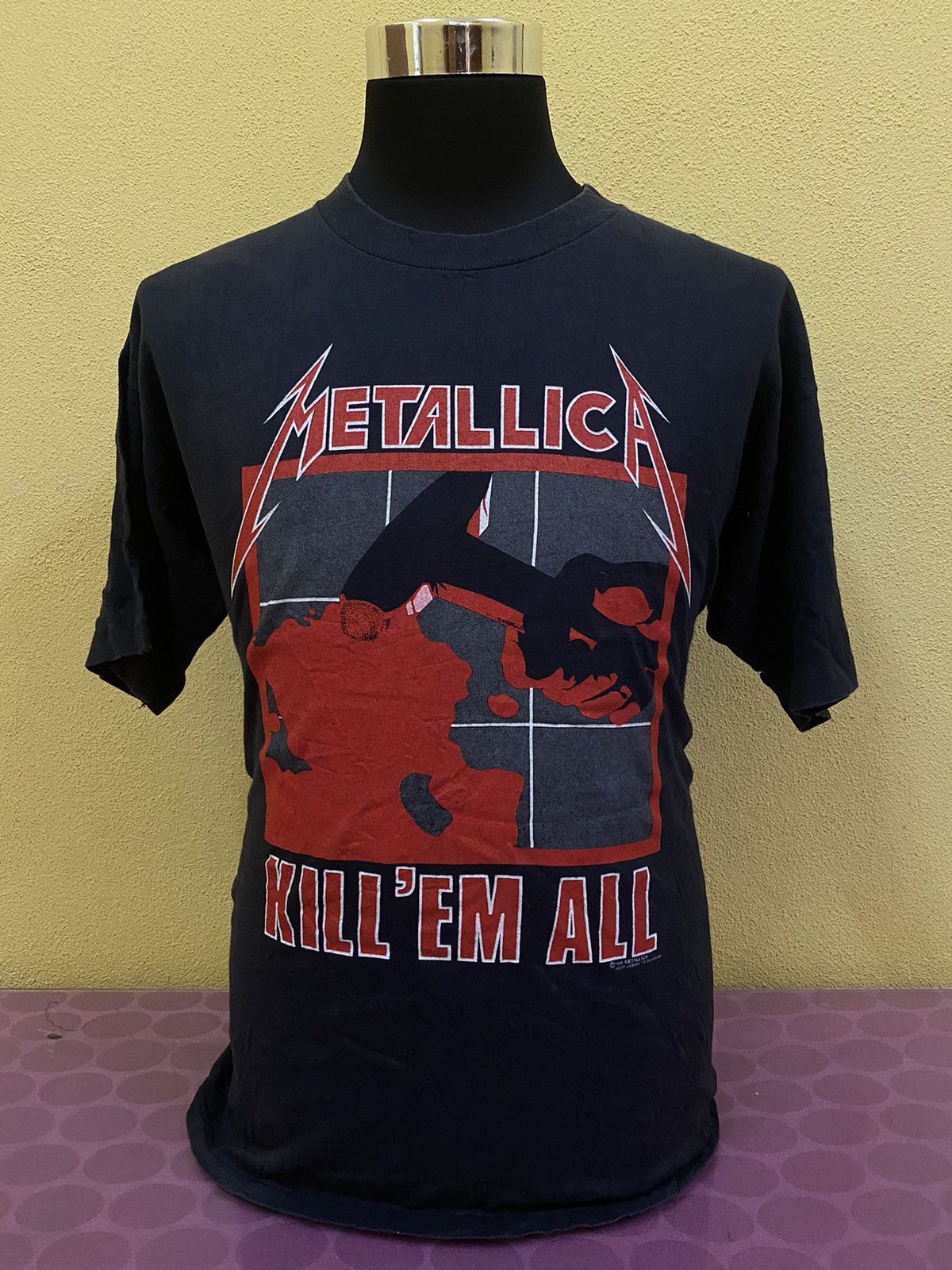 Metallica METALLICA VINTAGE BROCKUM 🔥 Size US L / EU 52-54 / 3 - 3 Thumbnail