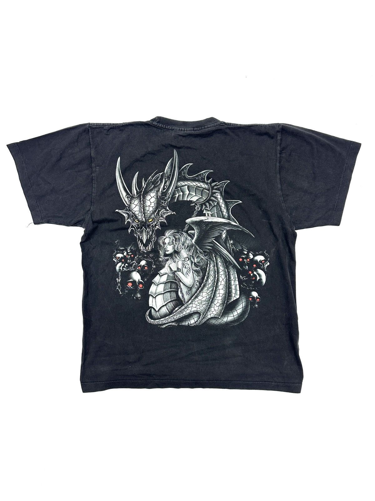 Anime VINTAGE MERCH ANIME Y2K SHIRT RETRO DRAGON PRINT T-SHIRT Size US L / EU 52-54 / 3 - 1 Thumbnail