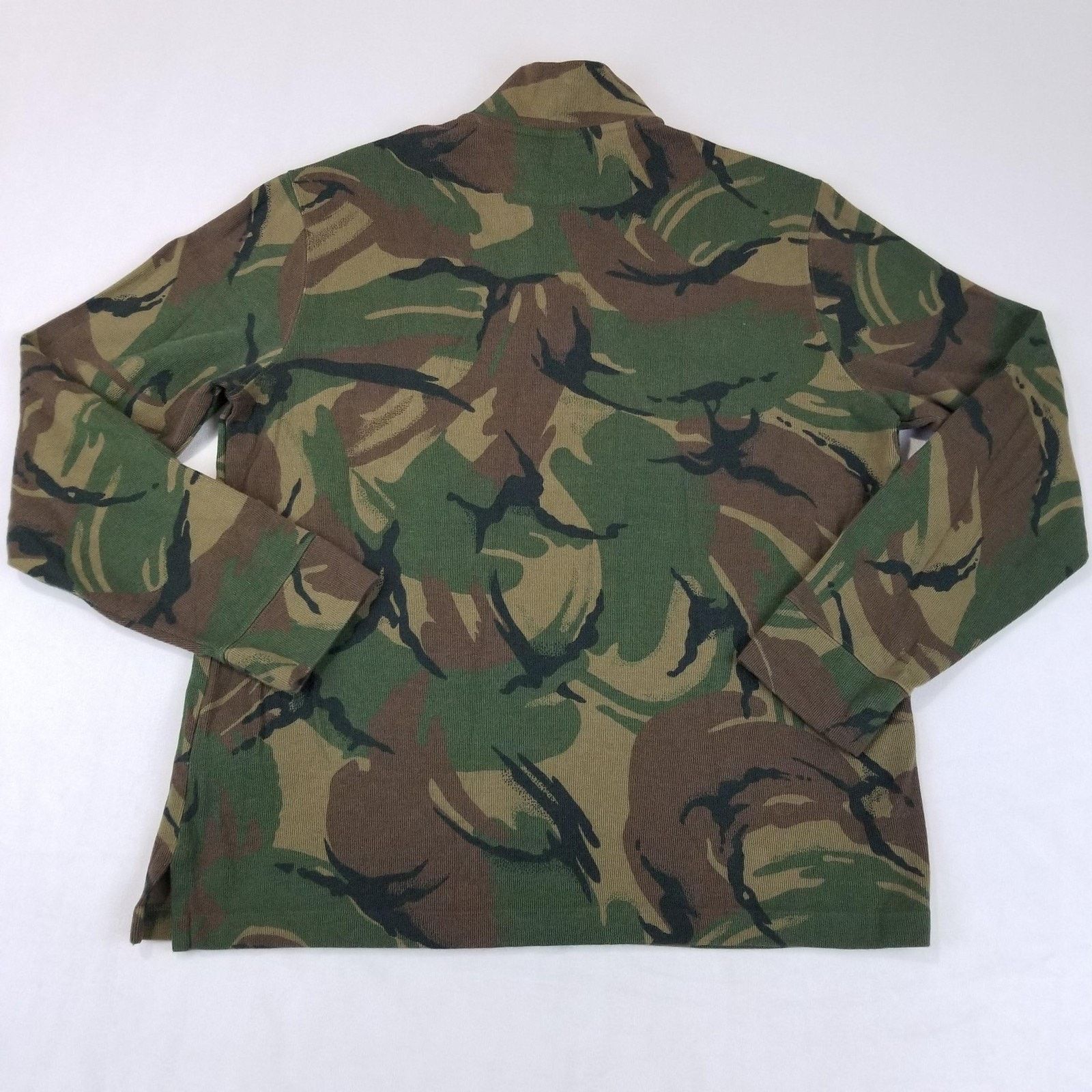 Polo Ralph Lauren Polo Ralph Lauren Sweater Medium Green Camo Estate Rib Size US M / EU 48-50 / 2 - 2 Thumbnail