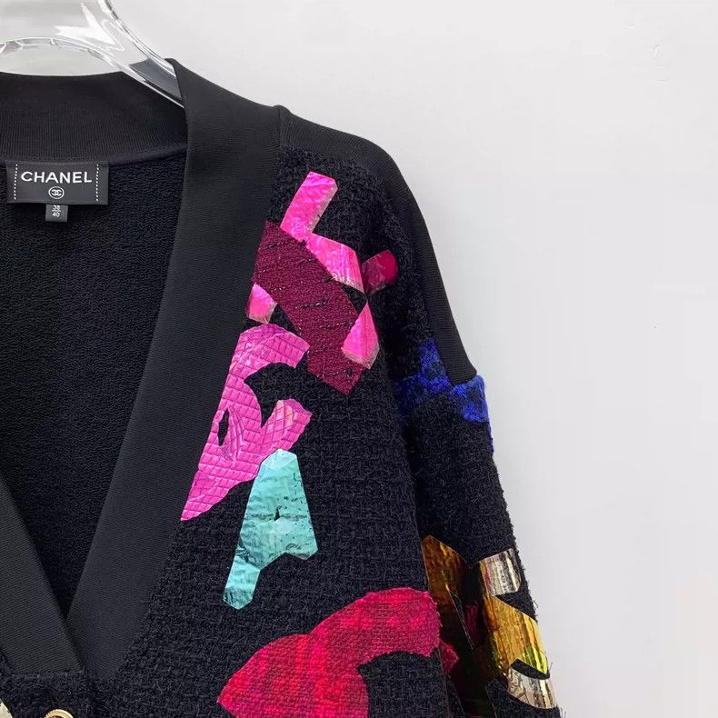 Chanel Chanel Color-matched high-end handicraft workshop logo lett Size S / US 4 / IT 40 - 3 Thumbnail