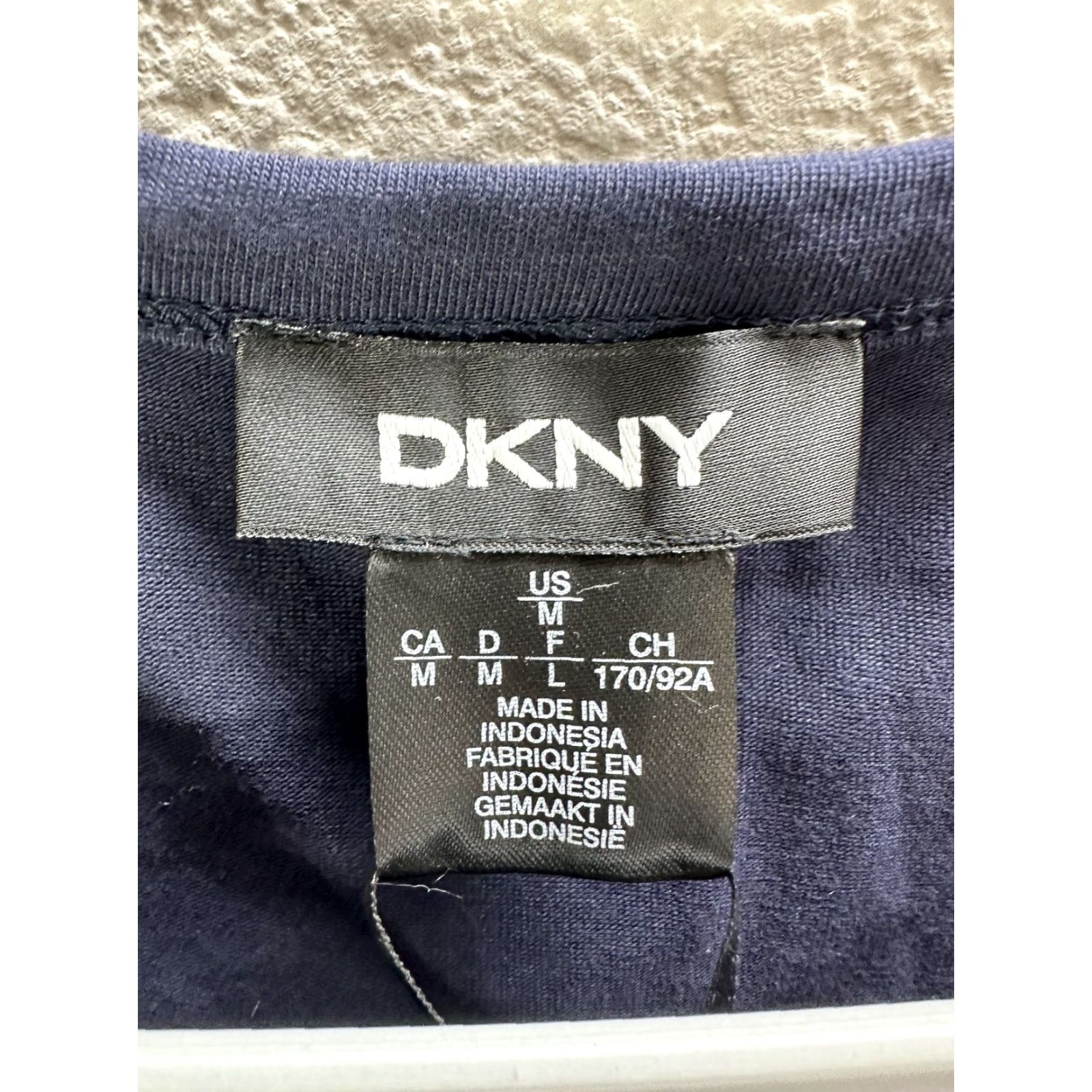 DKNY DKNY Tank Dress Short Sleeveless Logo Stretch Casual Sz M NWT Womens Blue Size 32" / US 10 / IT 46 - 3 Thumbnail