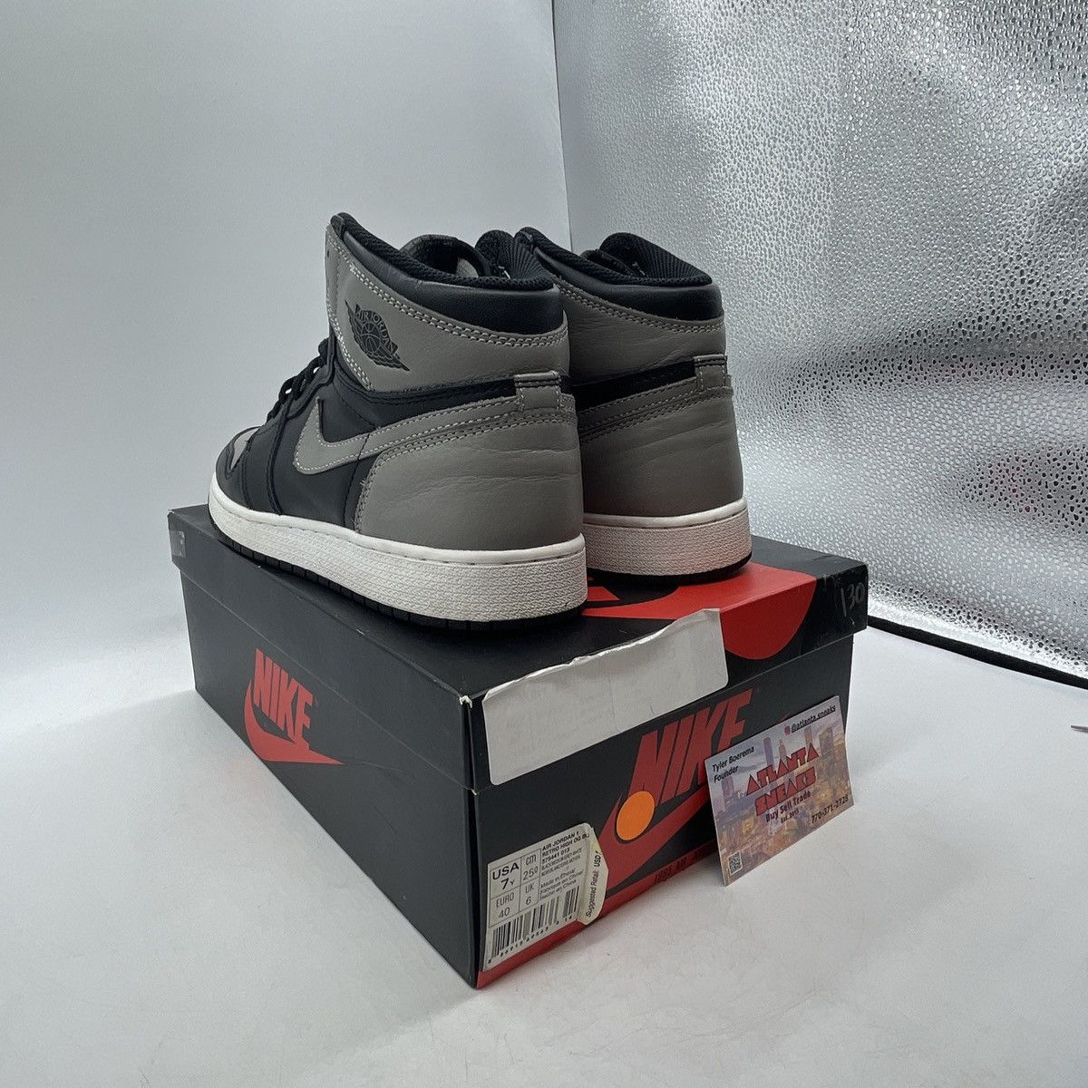 Jordan Brand Air Jordan 1 high shadow Size US 7 / EU 40 - 4 Thumbnail