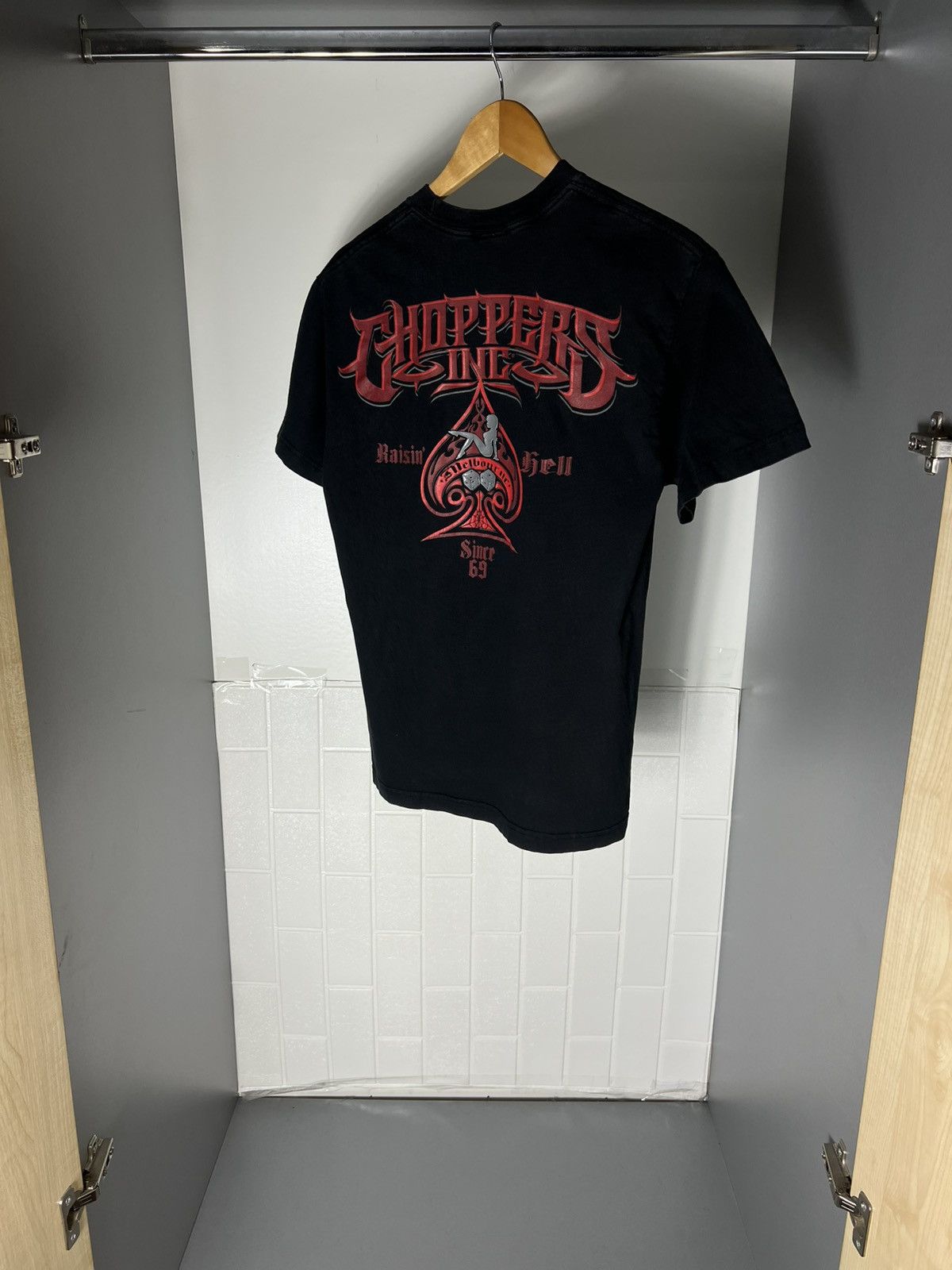 West Coast Choppers VINTAGE HARLEY DAVIDSON CHOPPERS ING MOTORCYCLE RETRO 90s Size US S / EU 44-46 / 1 - 21 Thumbnail