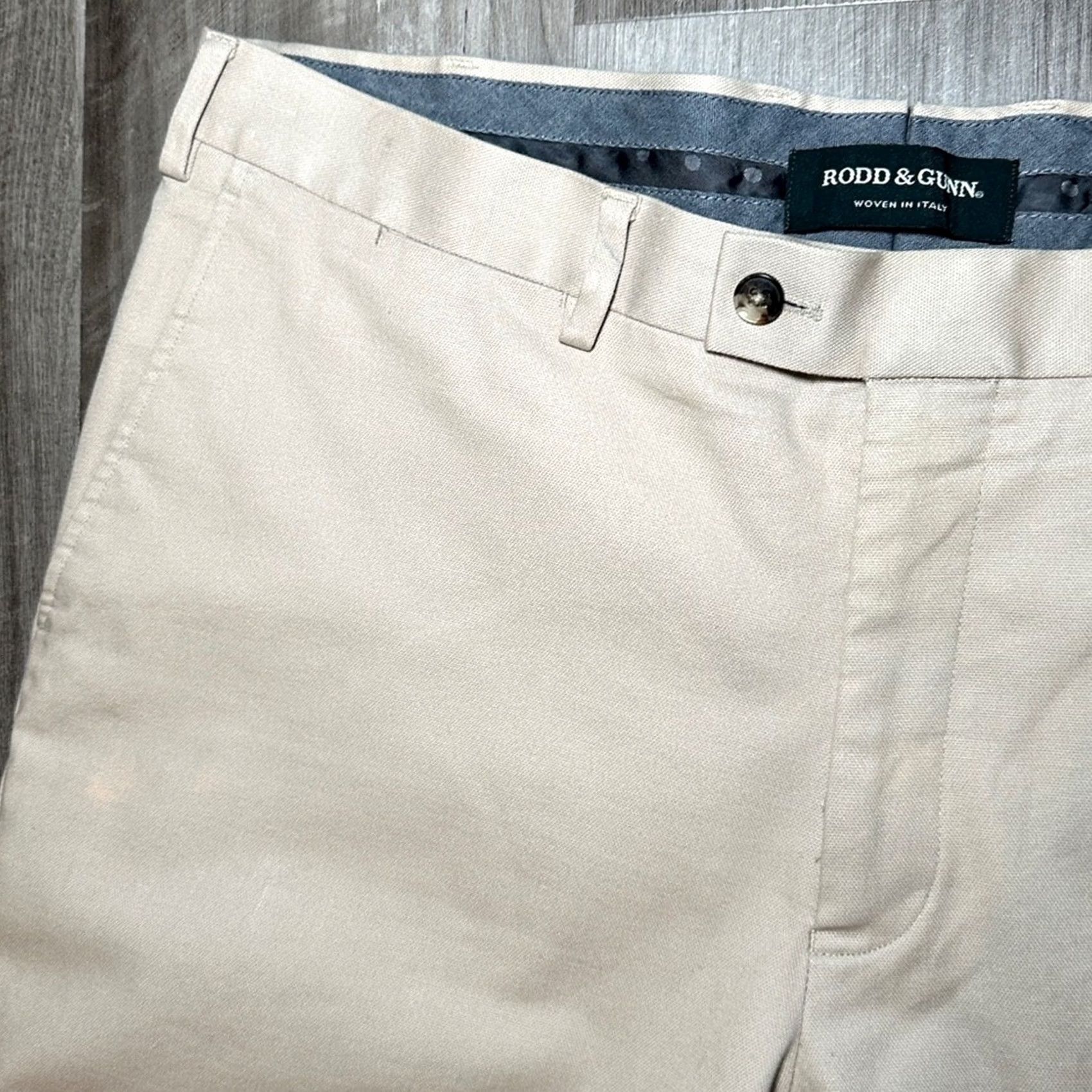 Rodd & Gunn Rodd & Gunn Finchley Chino Pants - 38 Regular Tan Mens Chino 38 Inseam 30 Size US 38 / EU 54 - 6 Thumbnail