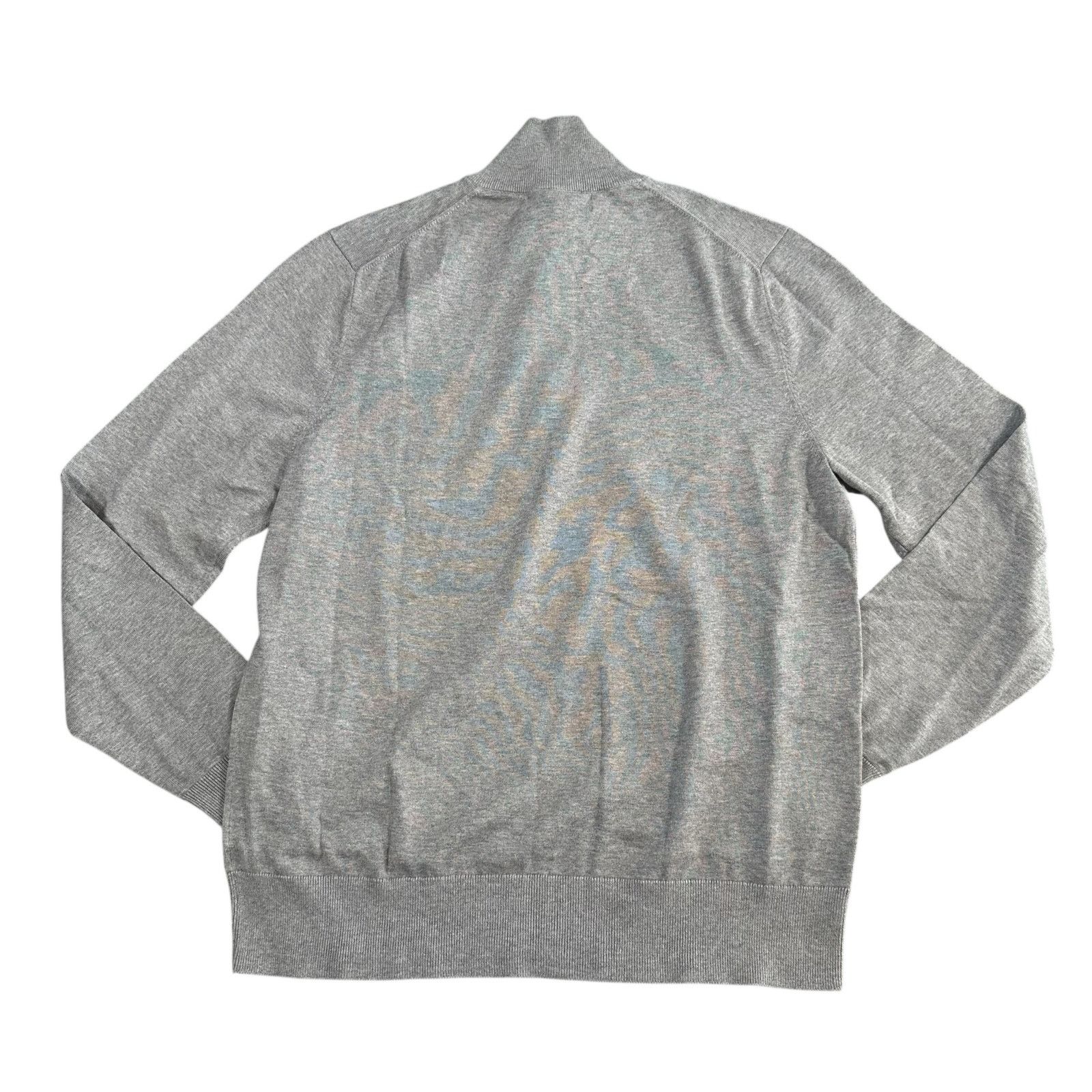 Brooks Brothers Brooks Brothers Supima Cotton Mock Neck Half Zip Sweater Size US M / EU 48-50 / 2 - 2 Thumbnail