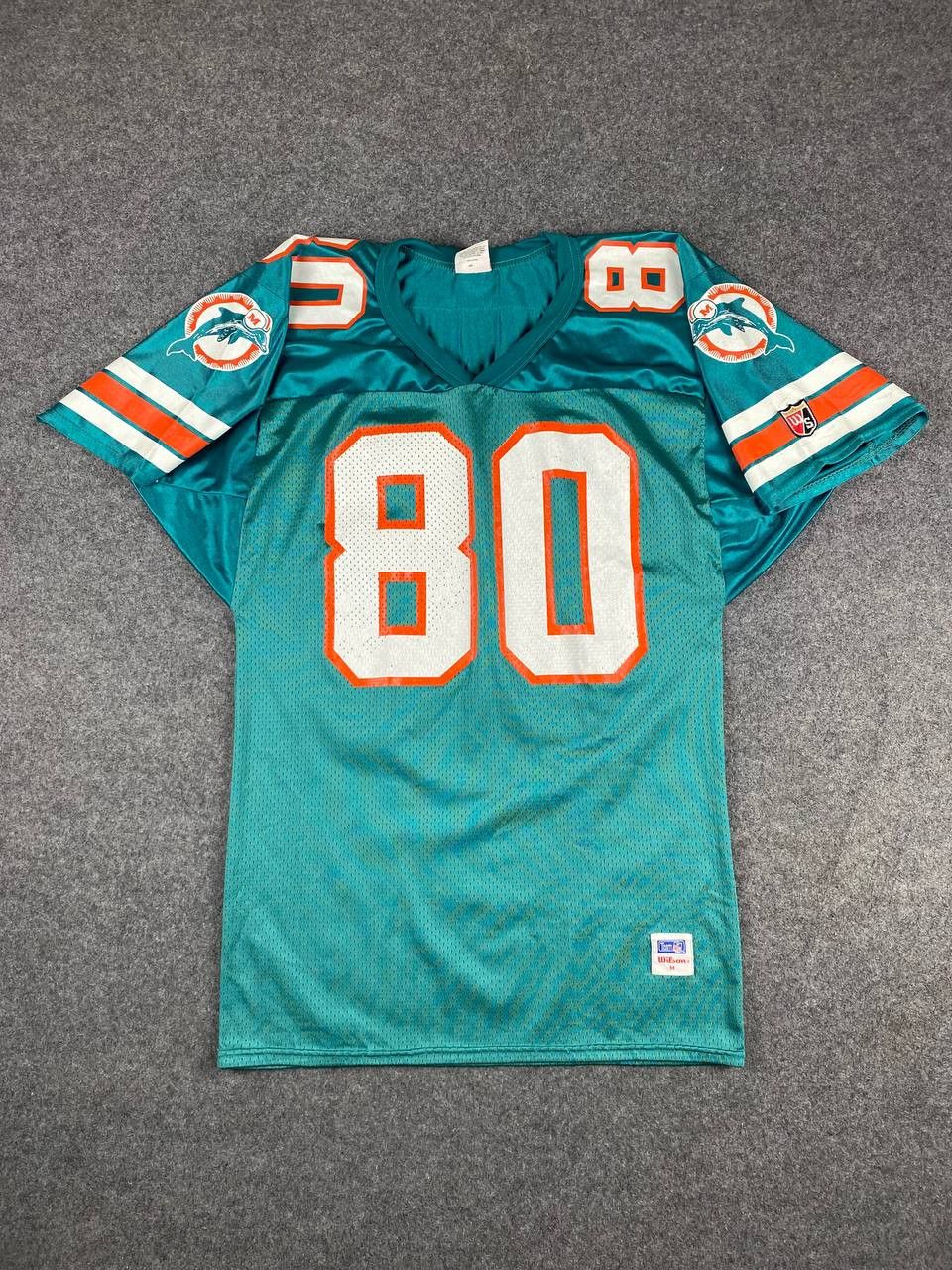 image of Nfl x Vintage Irving Fryar Miami Dolphin Jersey By Wilson in Green, Men's (Size Medium)