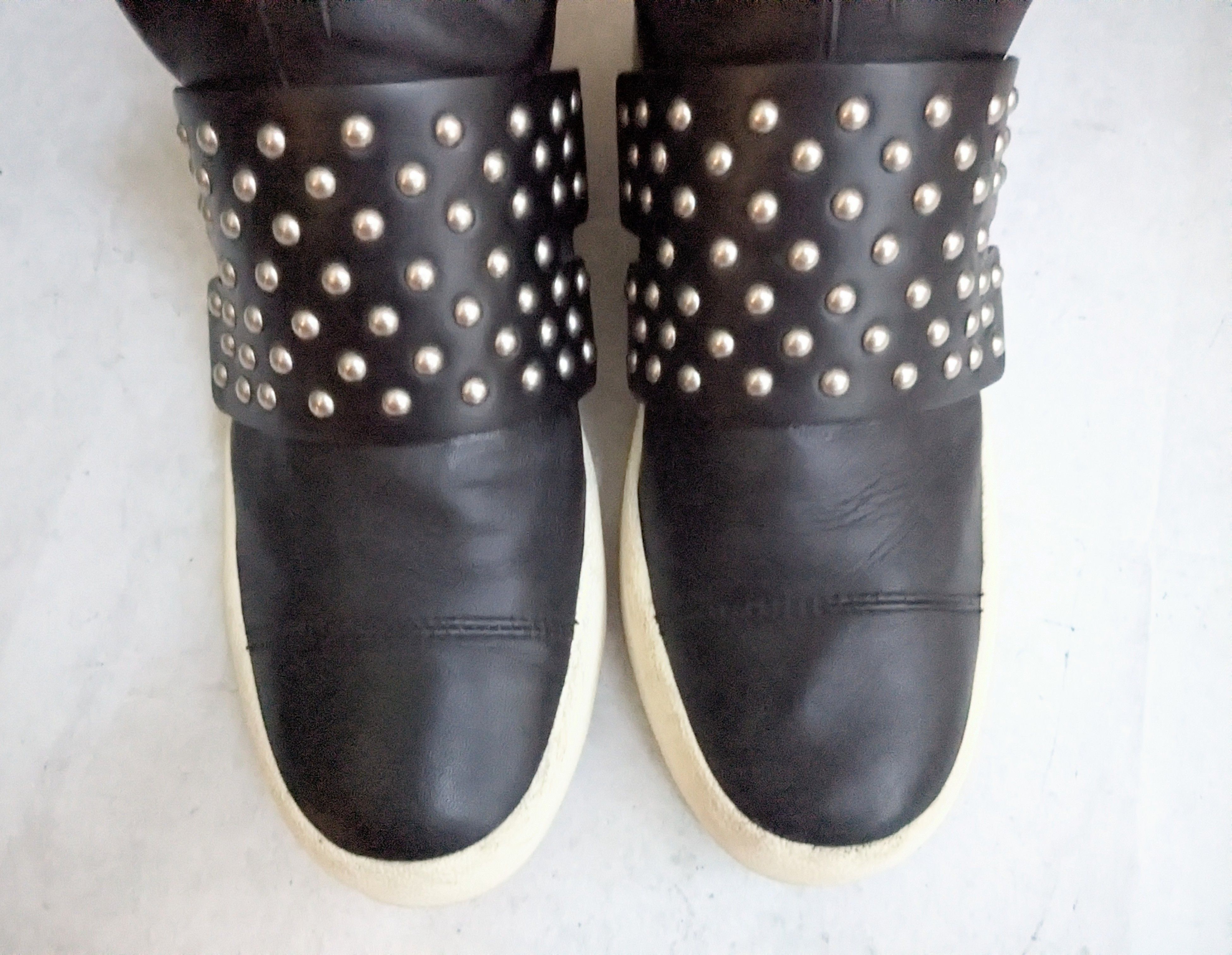 Giuseppe Zanotti Giuseppe Zanotti Sneakers 9.5 42.5 Black High Tops White Size US 9.5 / EU 42-43 - 3 Thumbnail