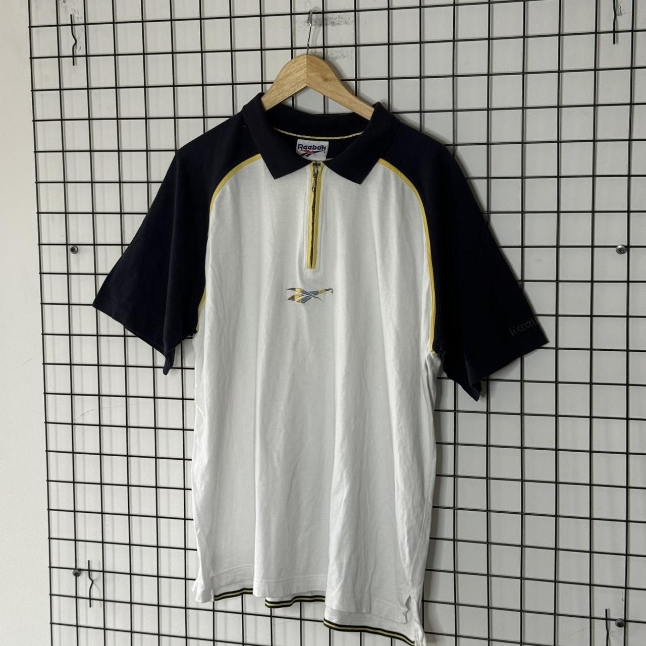 Reebok Reebok Polo Shirt Quarter Zip Printed Size US L / EU 52-54 / 3 - 2 Thumbnail