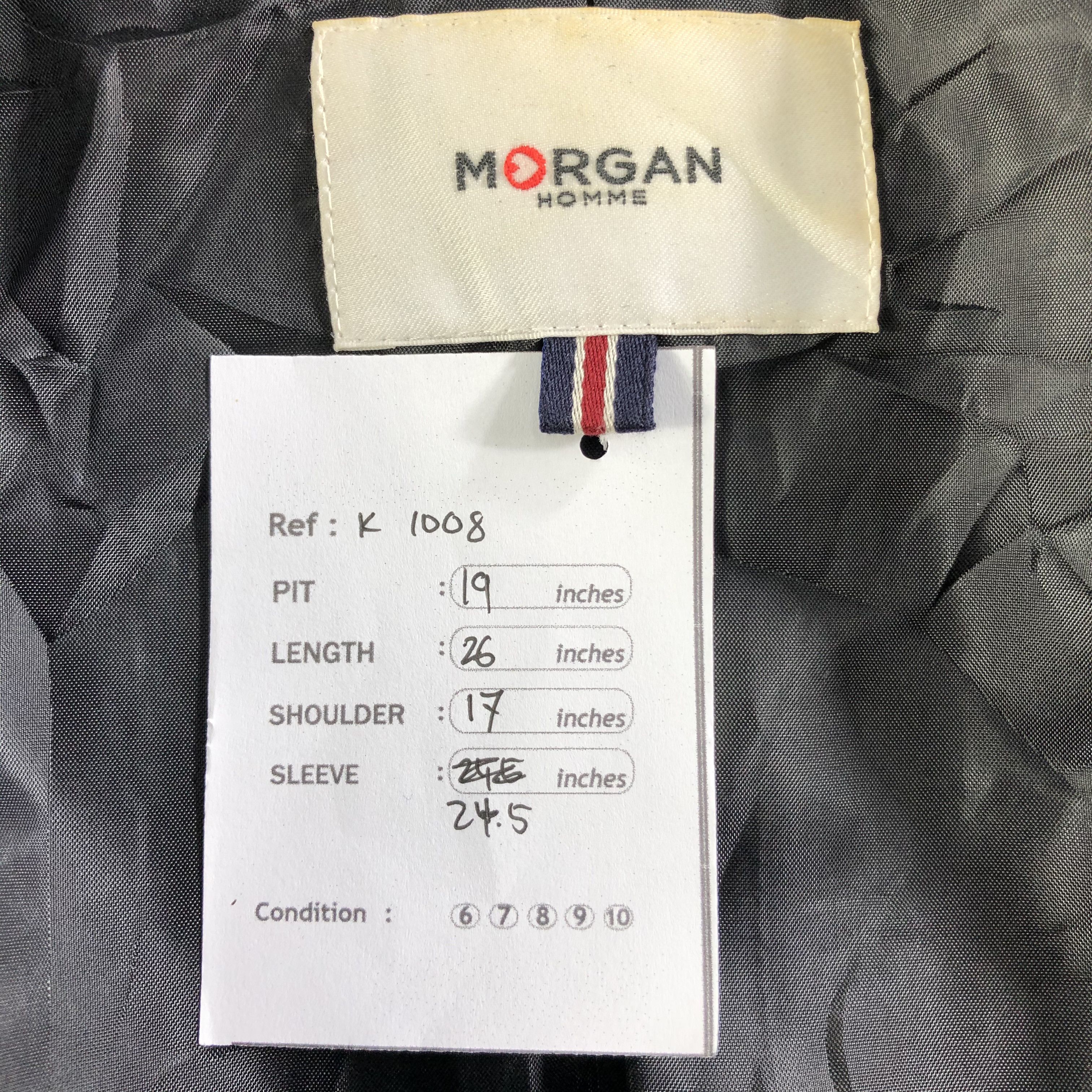 Morgan Homme Morgan Homme Peacoat Jacket Size US L / EU 52-54 / 3 - 8 Thumbnail