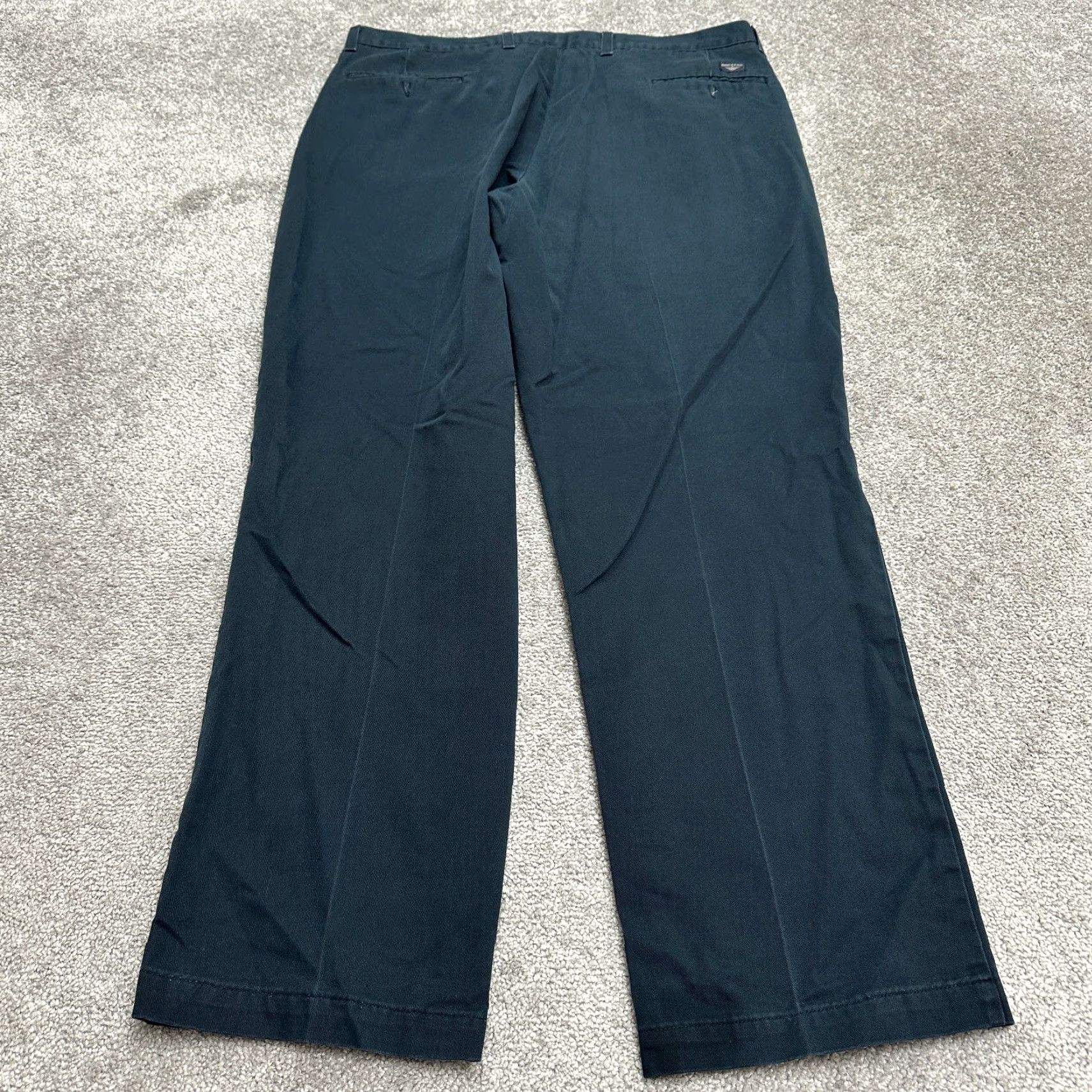 Dockers DOCKERS Chino Pants Mens 38x32 Blue Flat Front Regular Fit Size US 38 / EU 54 - 2 Thumbnail