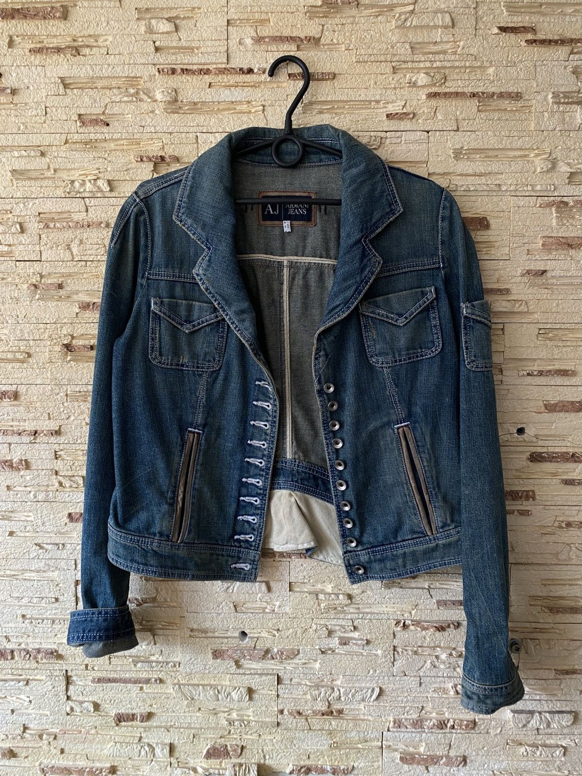 Armani Armani Archive Napoleon Multibutton Denim Jacket Size M / US 6-8 / IT 42-44 - 1 Thumbnail
