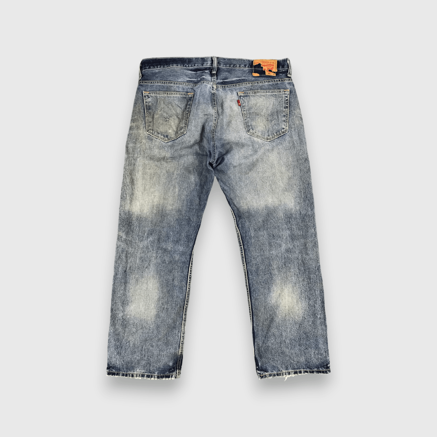 Levi's Vintage Levis Jeans Lot 569 Rusty Washed Denim-J1002 Size US 39 - 2 Thumbnail