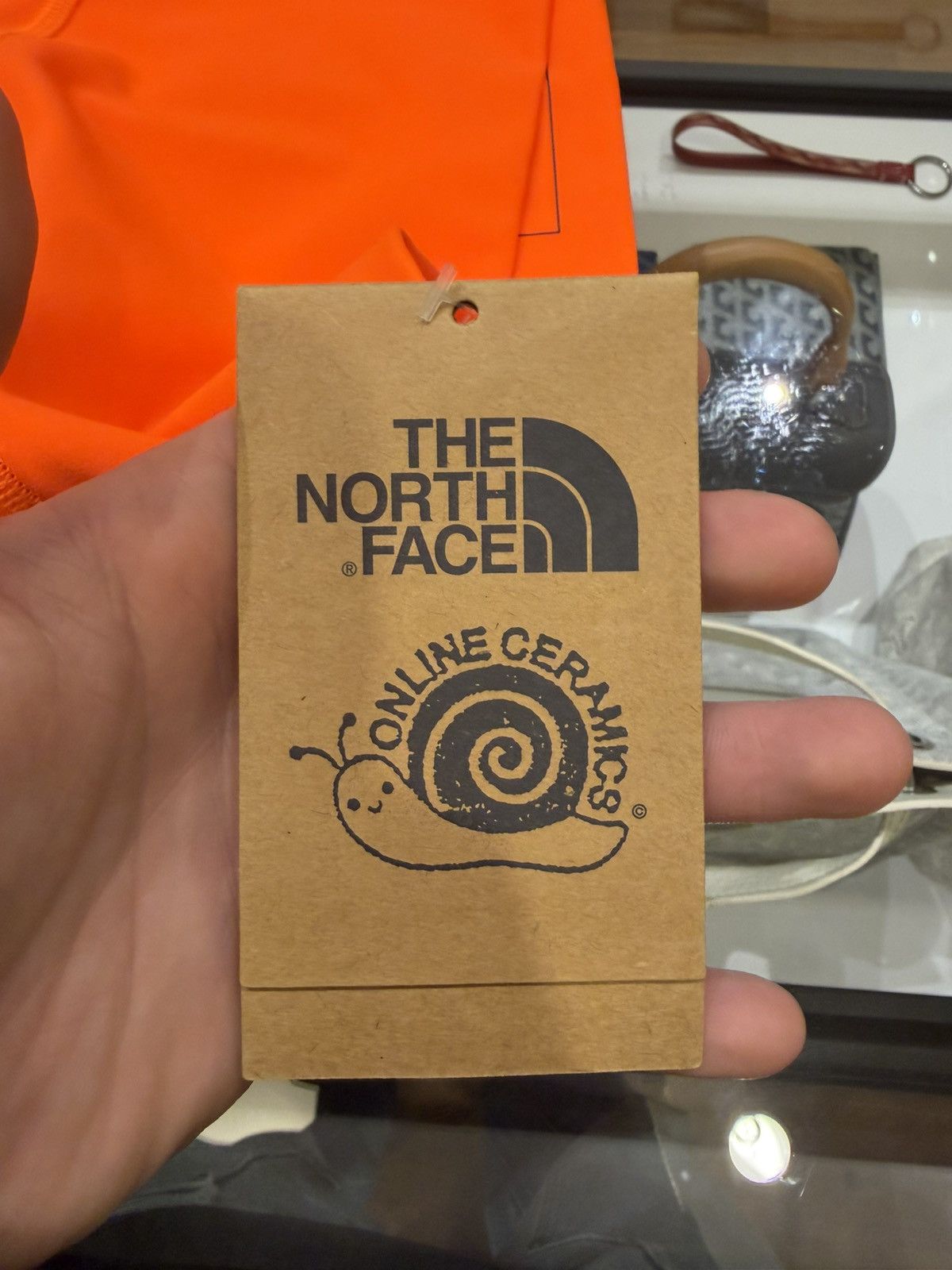 Online Ceramics × The North Face The North Face x Online Ceramics Biker Shorts - Orange Size 22" - 8 Thumbnail