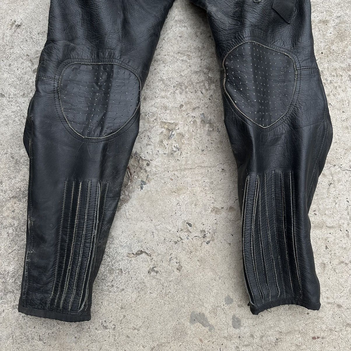 Leather Vintage Moto Leather Size 54 Y2K 00s Style USA Size US 38 / EU 54 - 10 Thumbnail