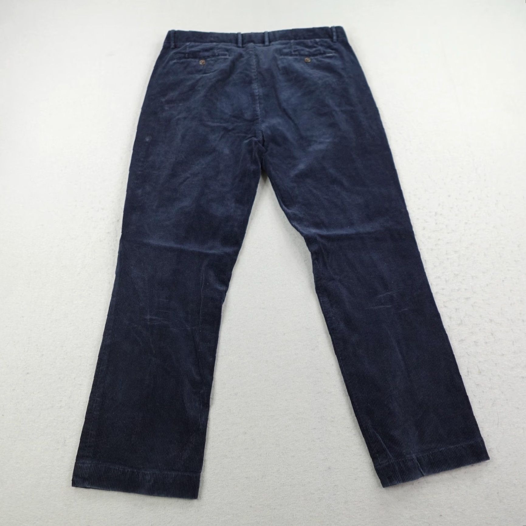 Polo Ralph Lauren Polo Ralph Lauren Chino Pants Mens 36x30 Blue Corduroy Classic Fit Stretch Size US M / EU 48-50 / 2 - 6 Thumbnail