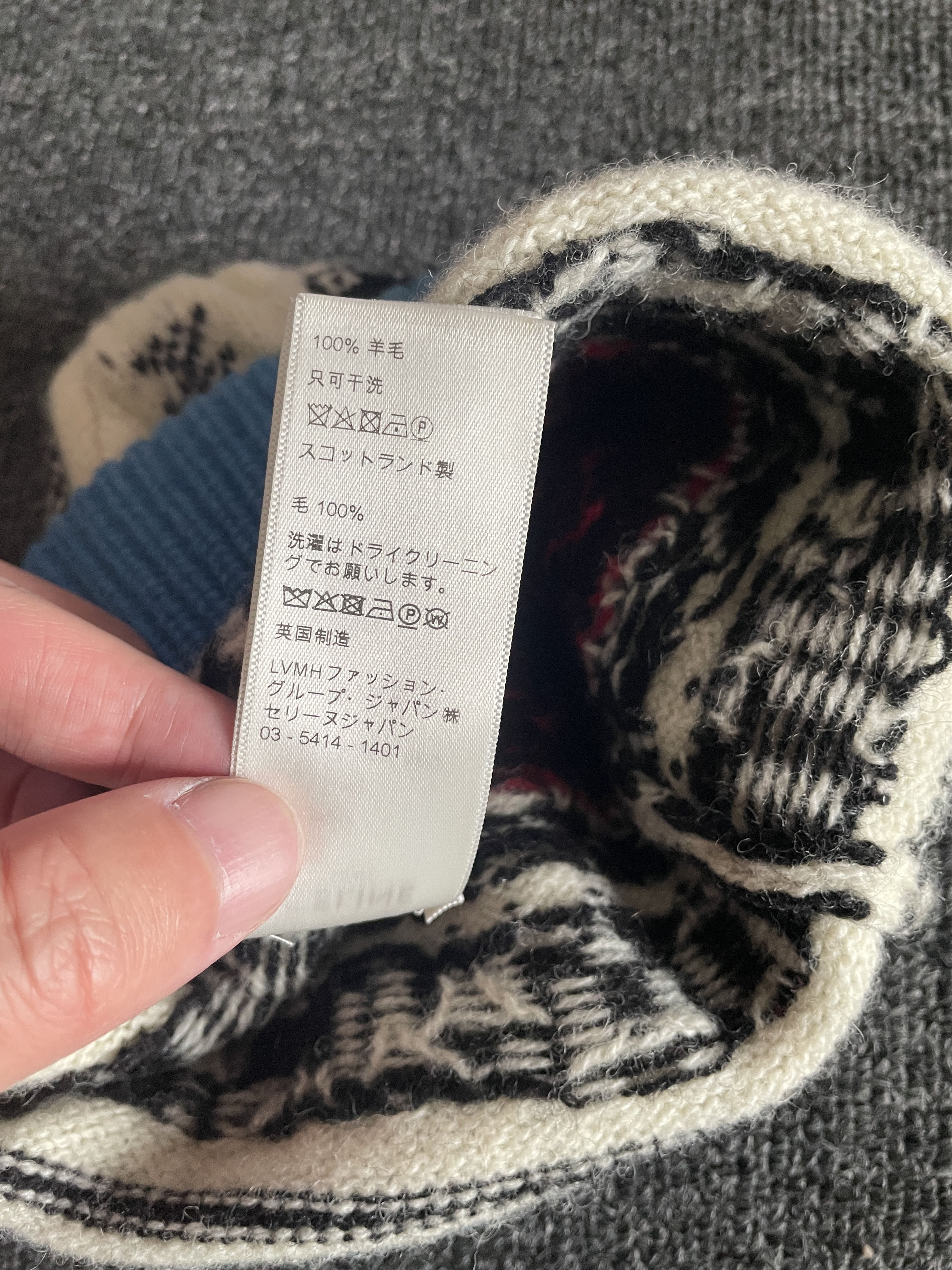 Celine celine unisex runway wool knit cap/hats Size ONE SIZE - 5 Thumbnail
