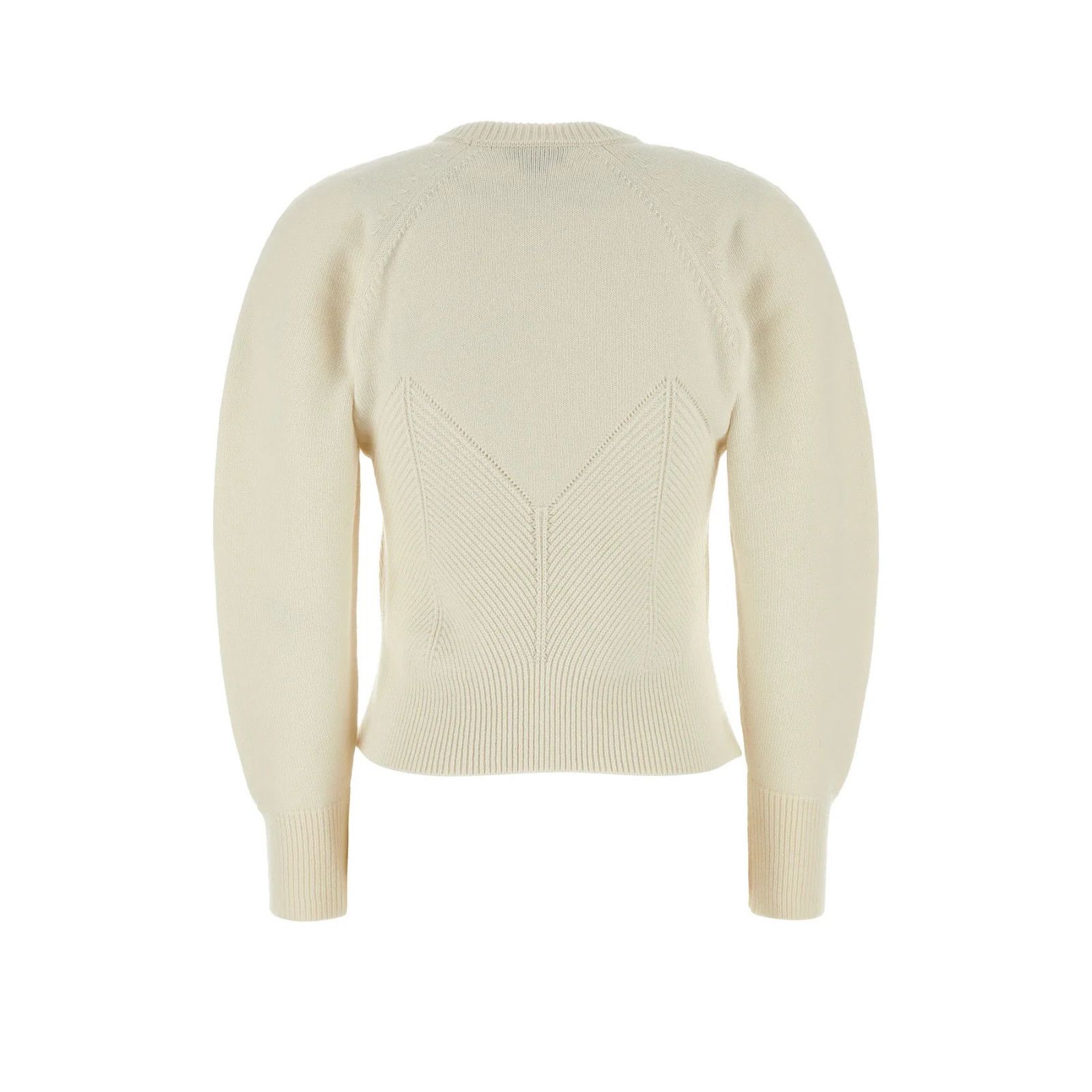 Alexander McQueen ALEXANDER MCQUEEN Ivory Wool Blend Sweater New & Authentic ( Size XS / US 0-2 / IT 36-38 - 2 Thumbnail