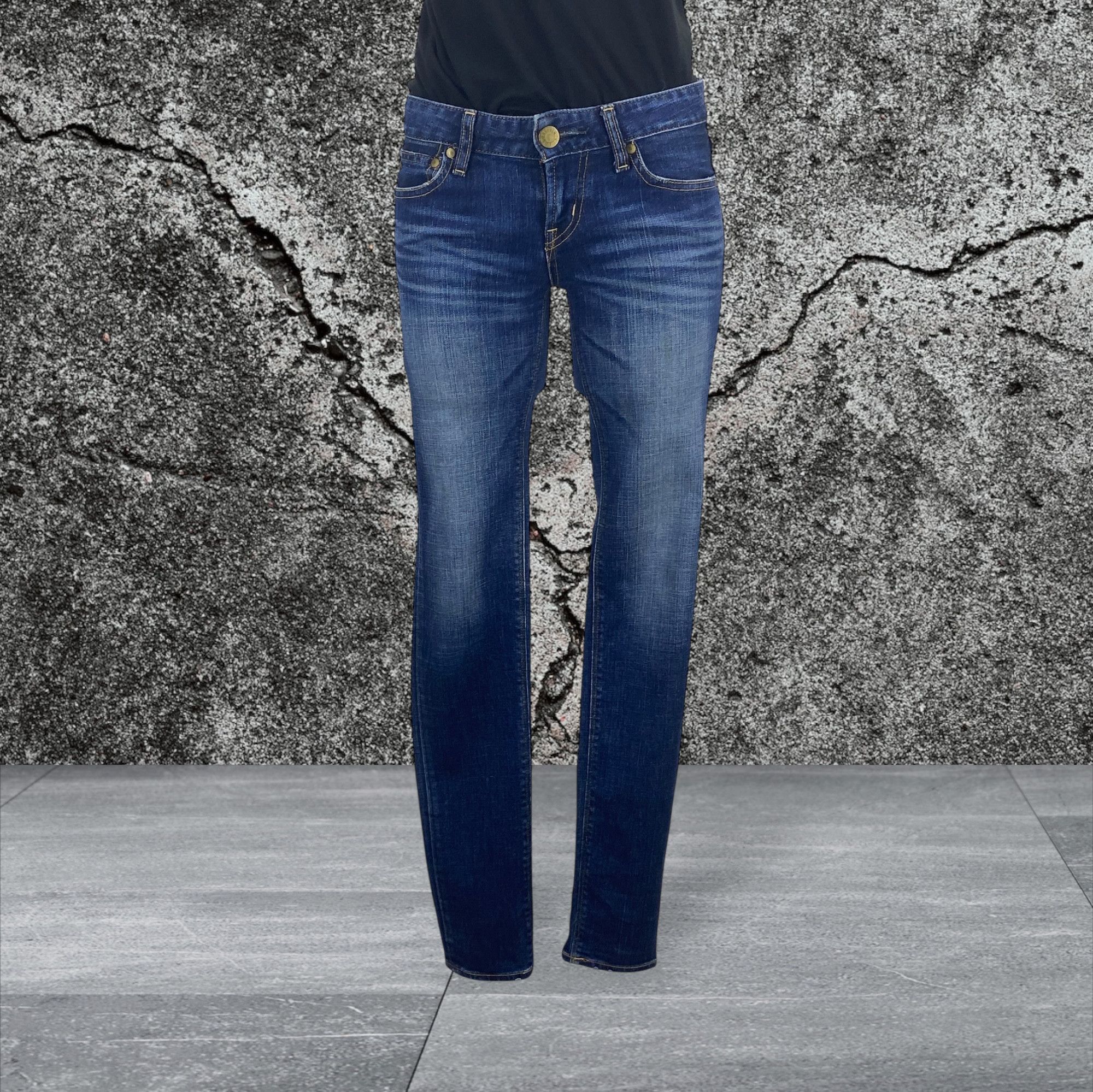 Japanese Brand Moussy Jeans Skinny Jeans Low Rise Jeans Size 25" / US 0 / IT 36 - 2 Thumbnail