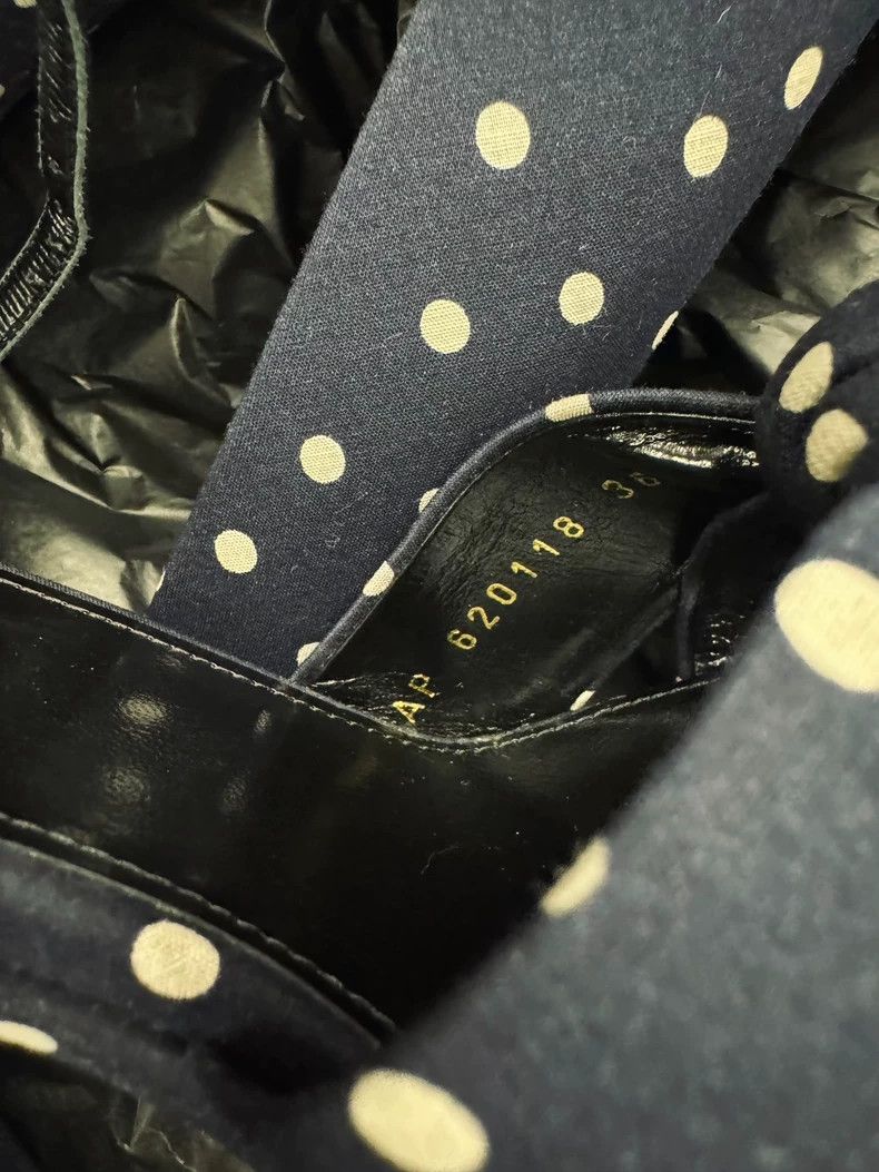 Saint Laurent Paris Saint Laurent Paris Polka-dot platform heels Size US 5.5 / IT 35.5 - 5 Thumbnail