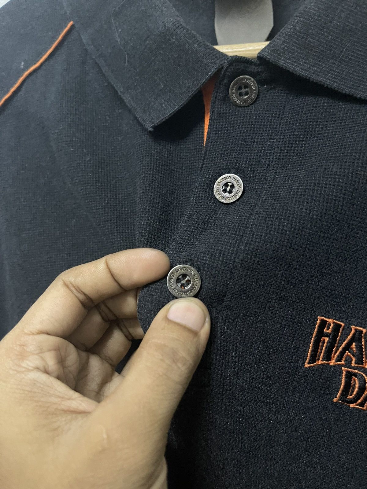 Harley Davidson 90s HARLEY DAVIDSON MILWAUKEE POLO SHIRT Size US XXL / EU 58 / 5 - 6 Thumbnail