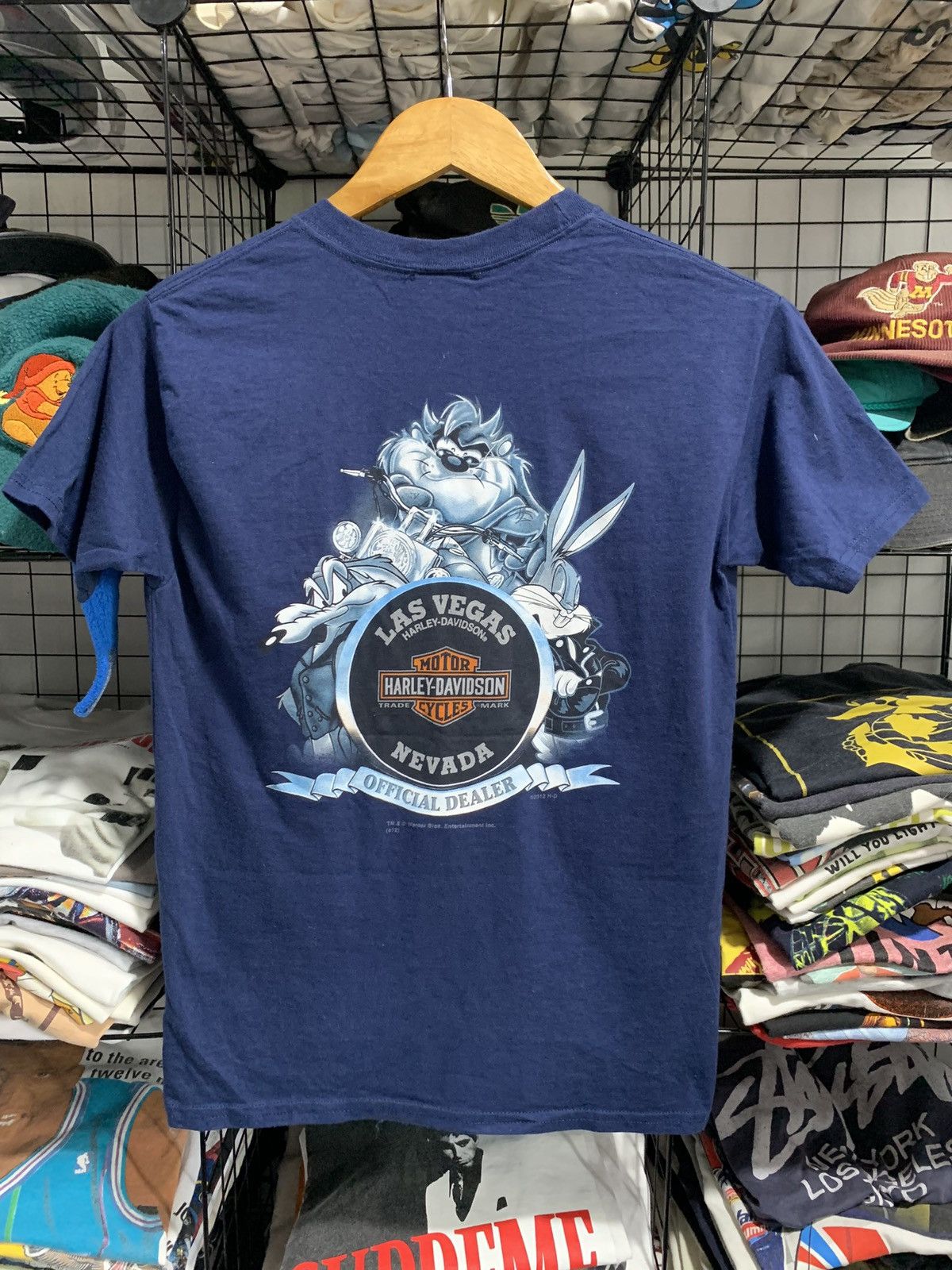 Harley Davidson × Vintage × Warner Bros Harley Davidson x Warner Bros Tshirt Size US S / EU 44-46 / 1 - 2 Thumbnail